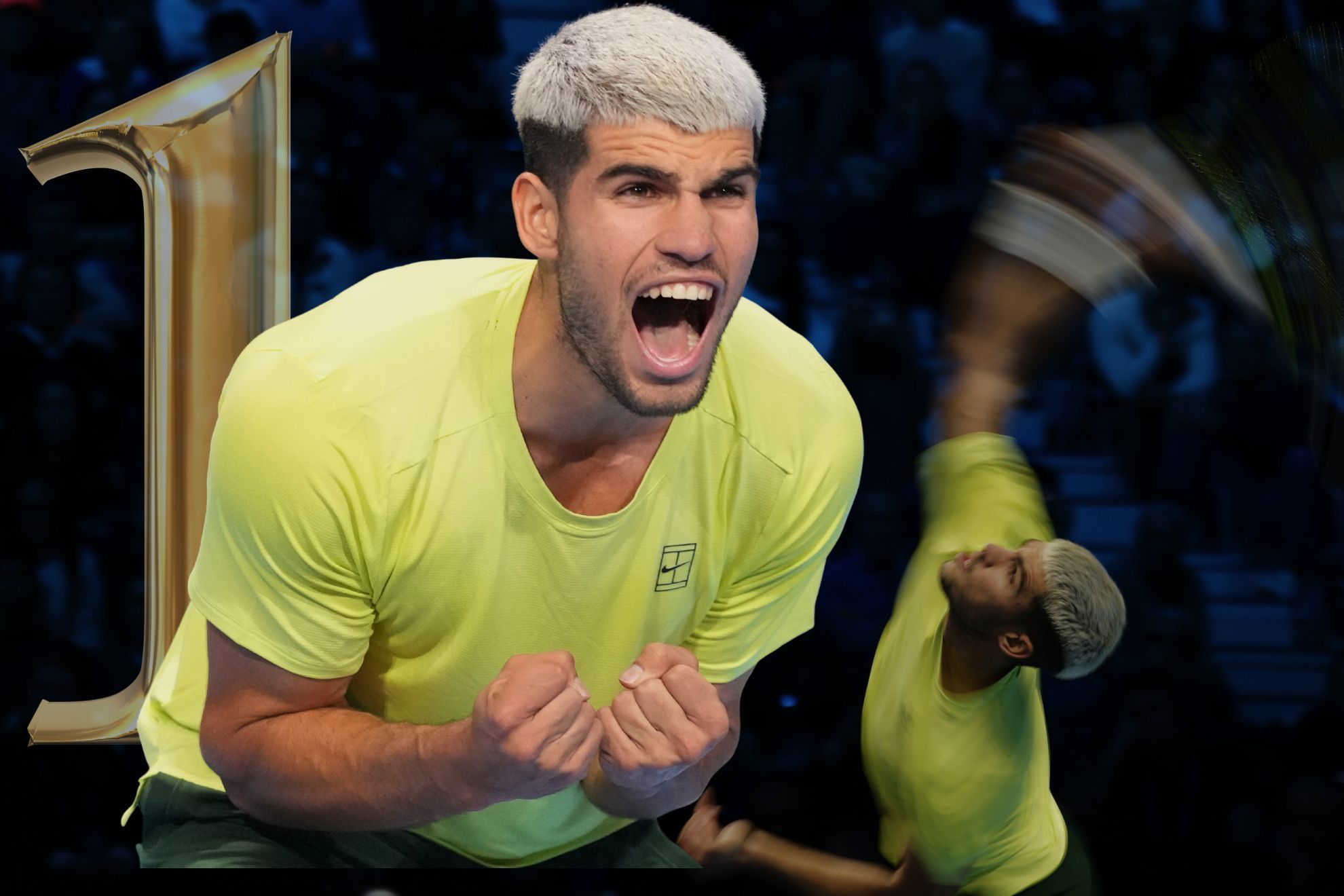 Alcaraz defeated Musetti in straight sets, 6-4, 6-1, which illustrates how the match unfolded.