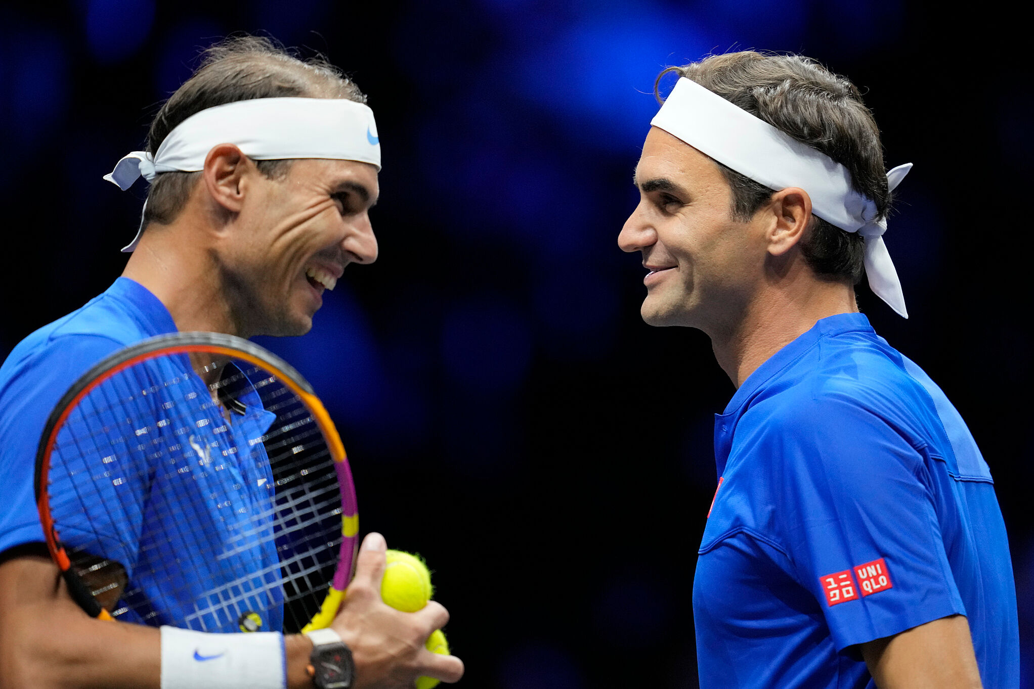 Nadal and Federer.
