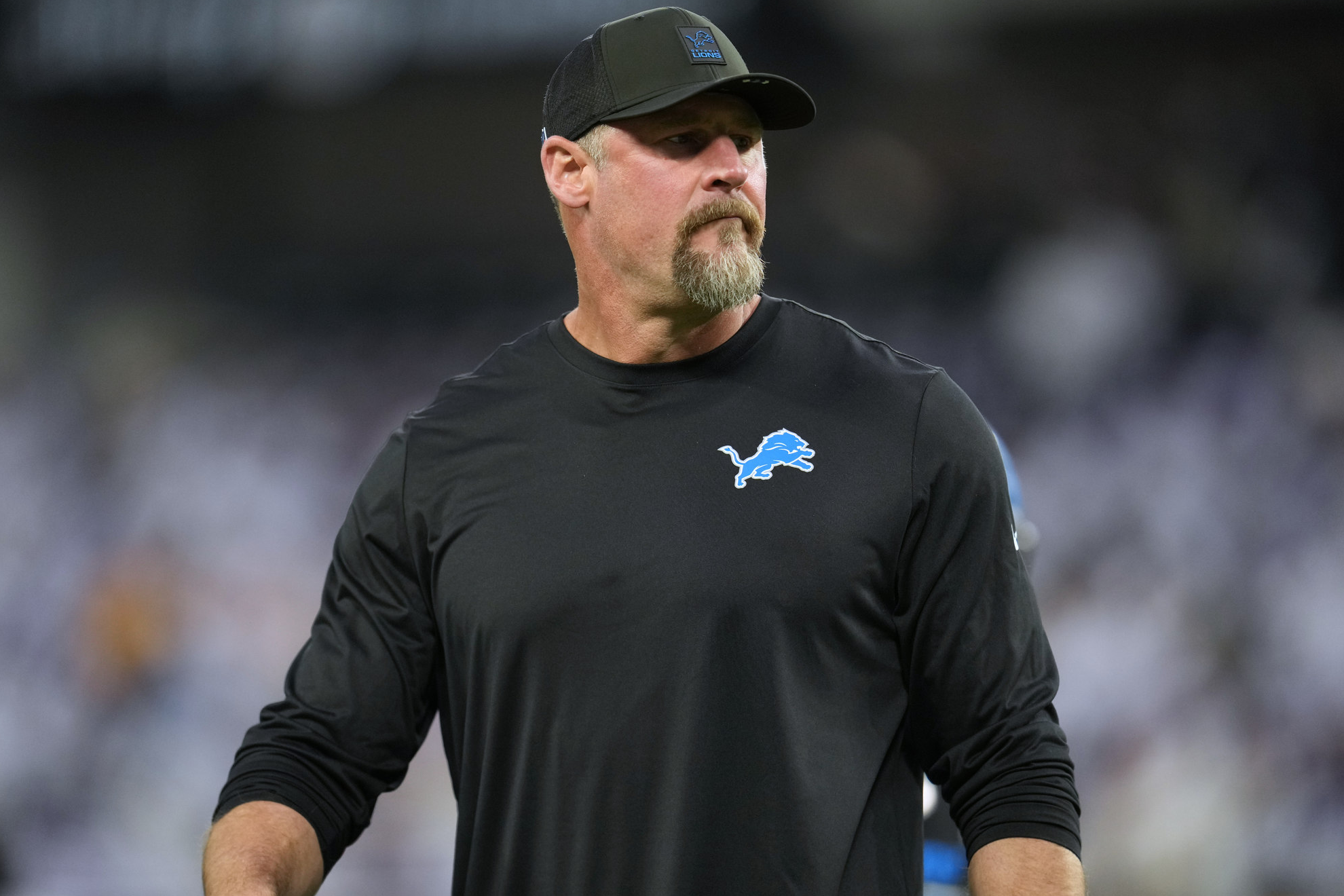 Detroit Lions head coach Dan Campbell has a new offensive coordinator to manage