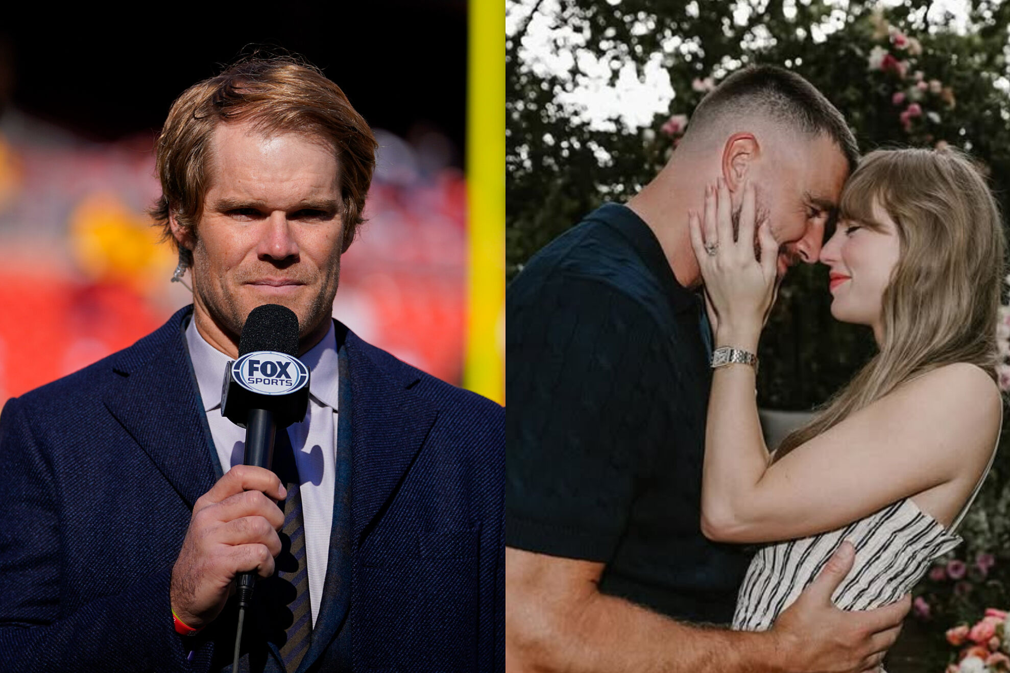 Travis Kelce asks Greg Olsen for wedding advice, but not for his marriage to Taylor Swift