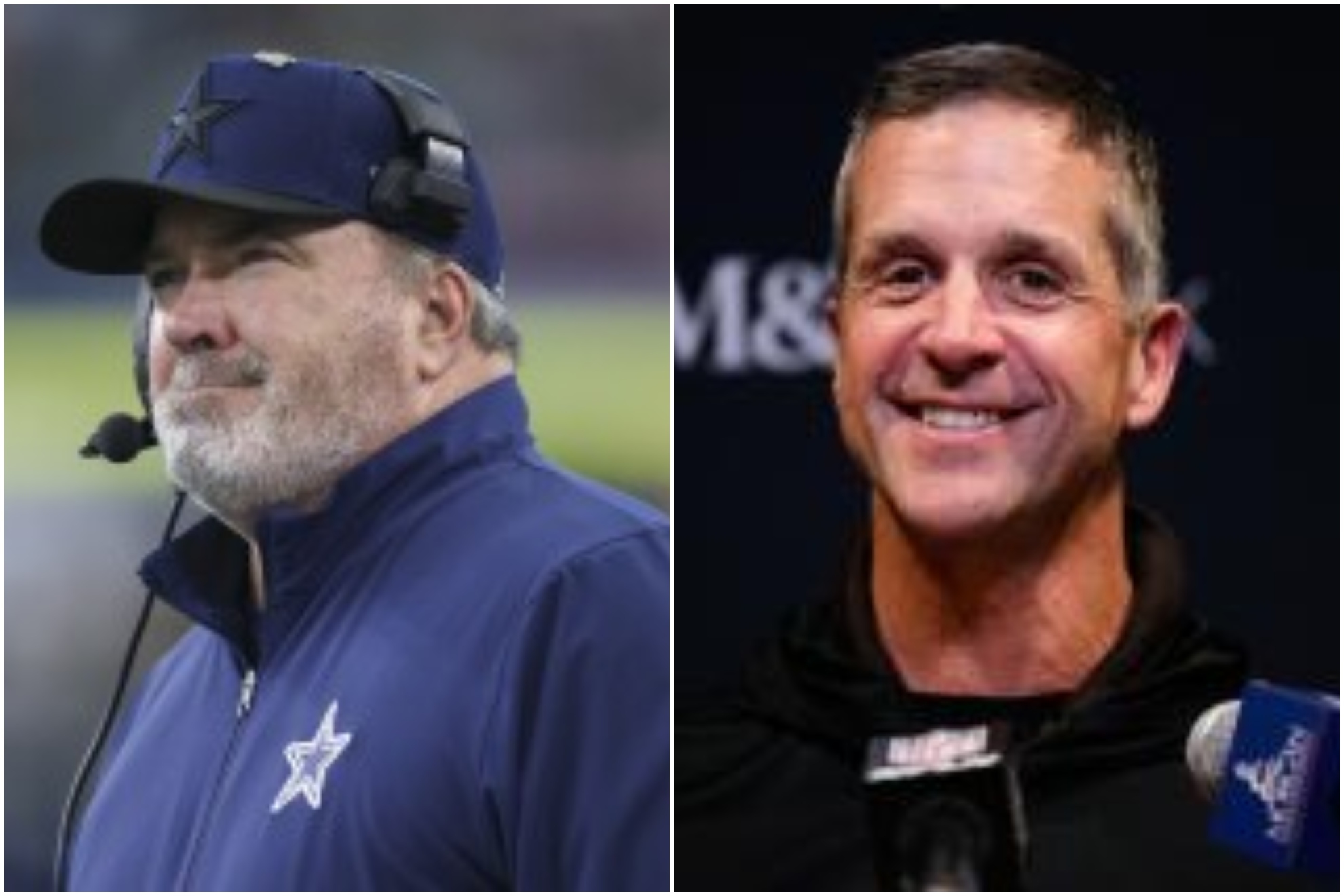Mike McCarthy and John Harbaugh