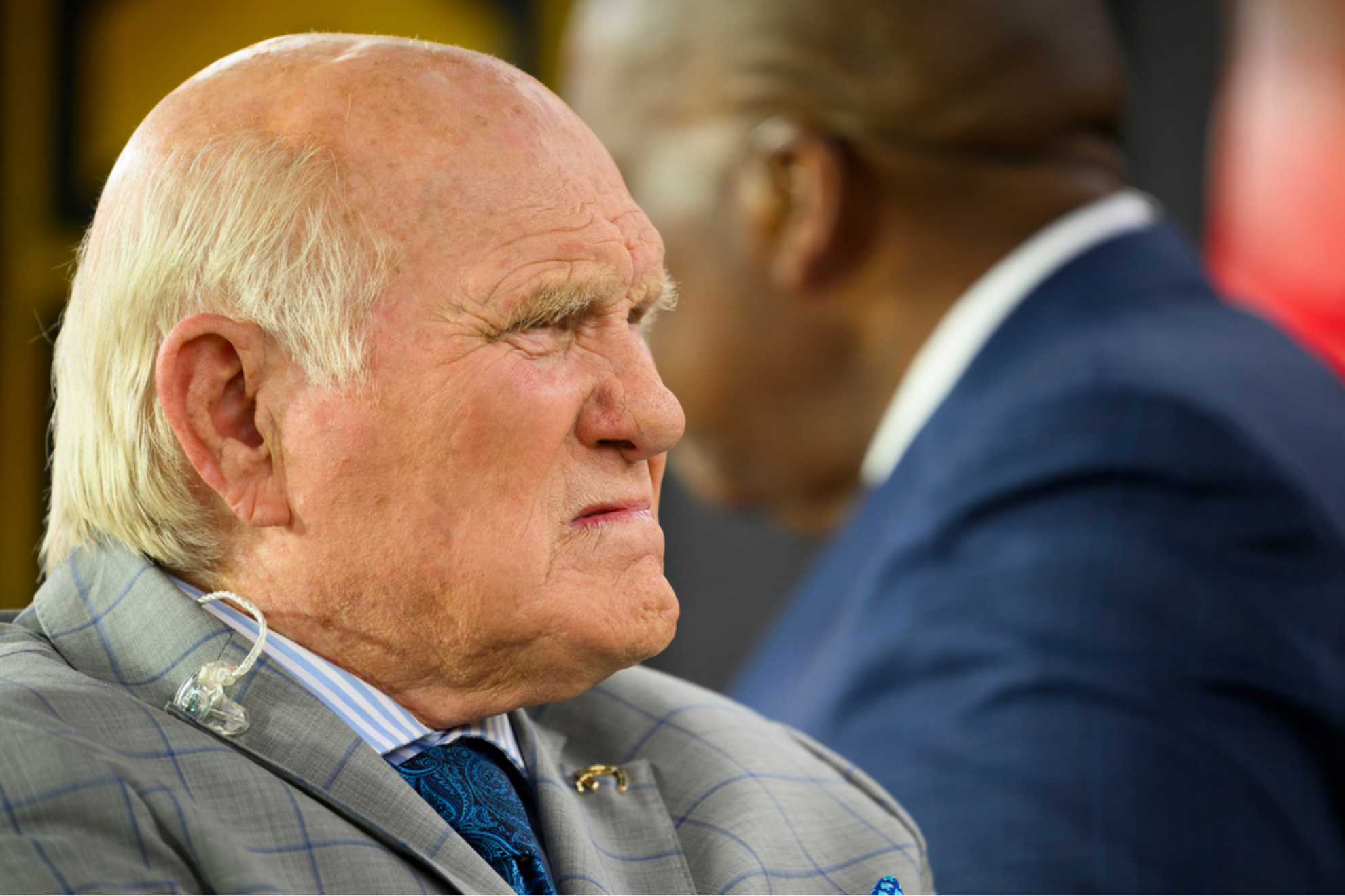 Terry Bradshaw on the Fox Sports before an NFL football game