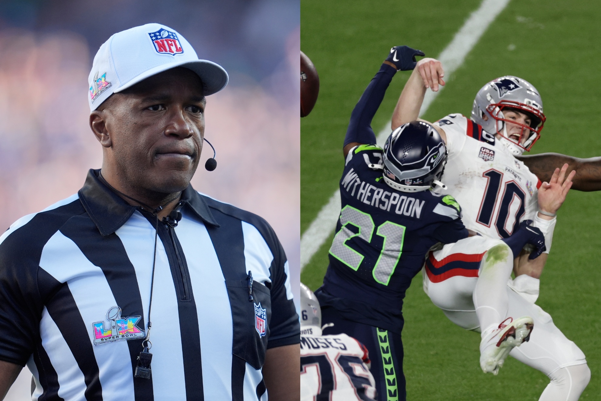 Referee Shawn Smith had a clean game in Super Bowl LX despite protests from Patriots fans.