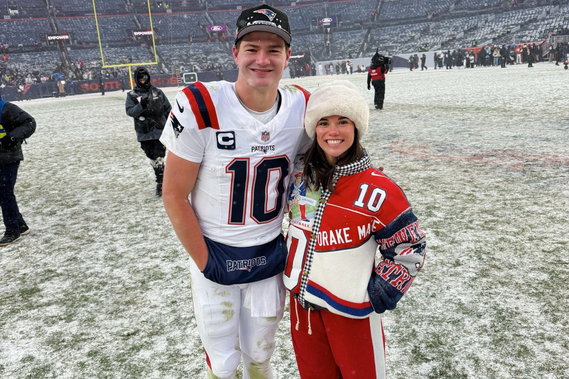 Ann Michael Maye reacted to Drake and the Patriots' Super Bowl LX defeat.