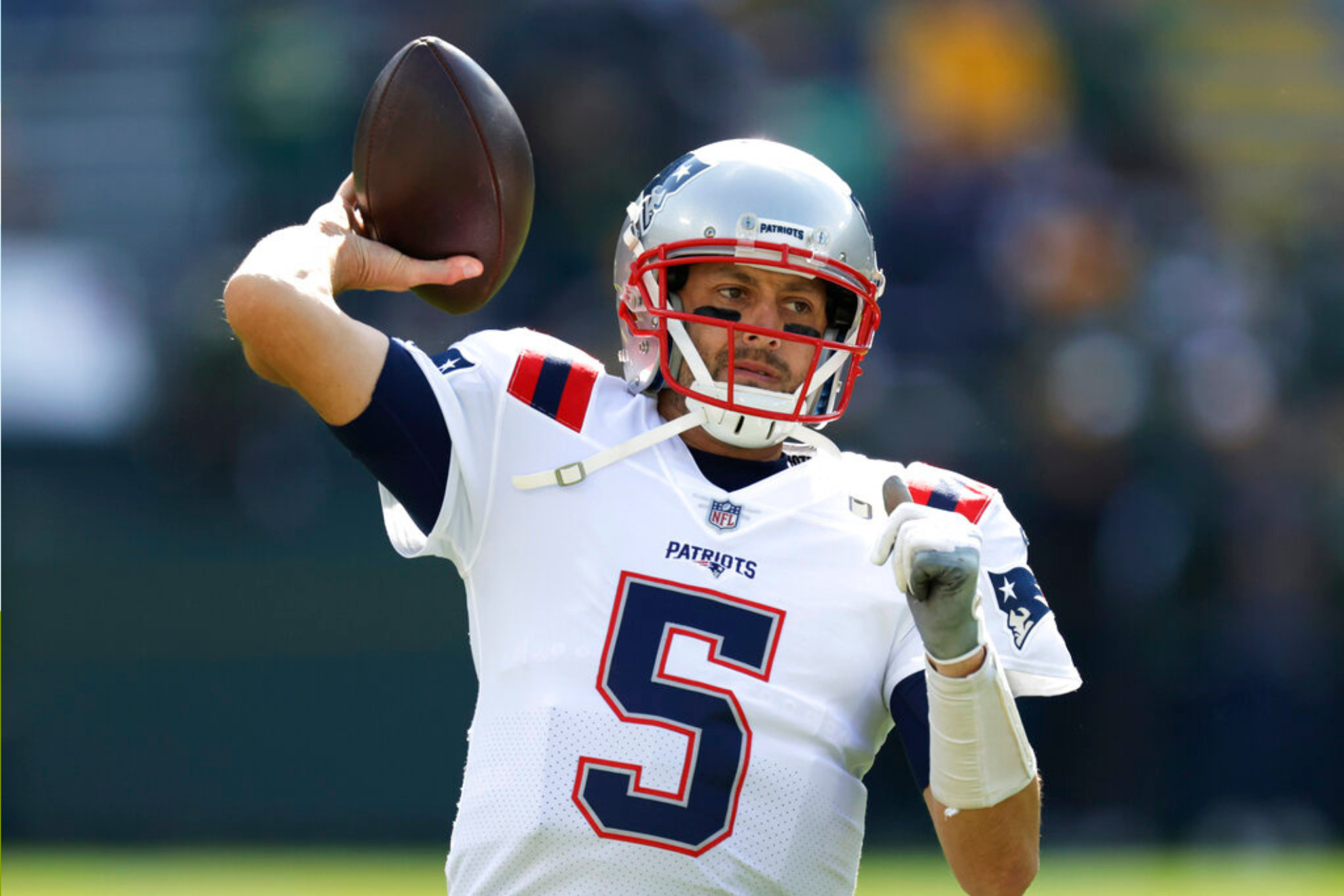 Brian Hoyer with The Patriots