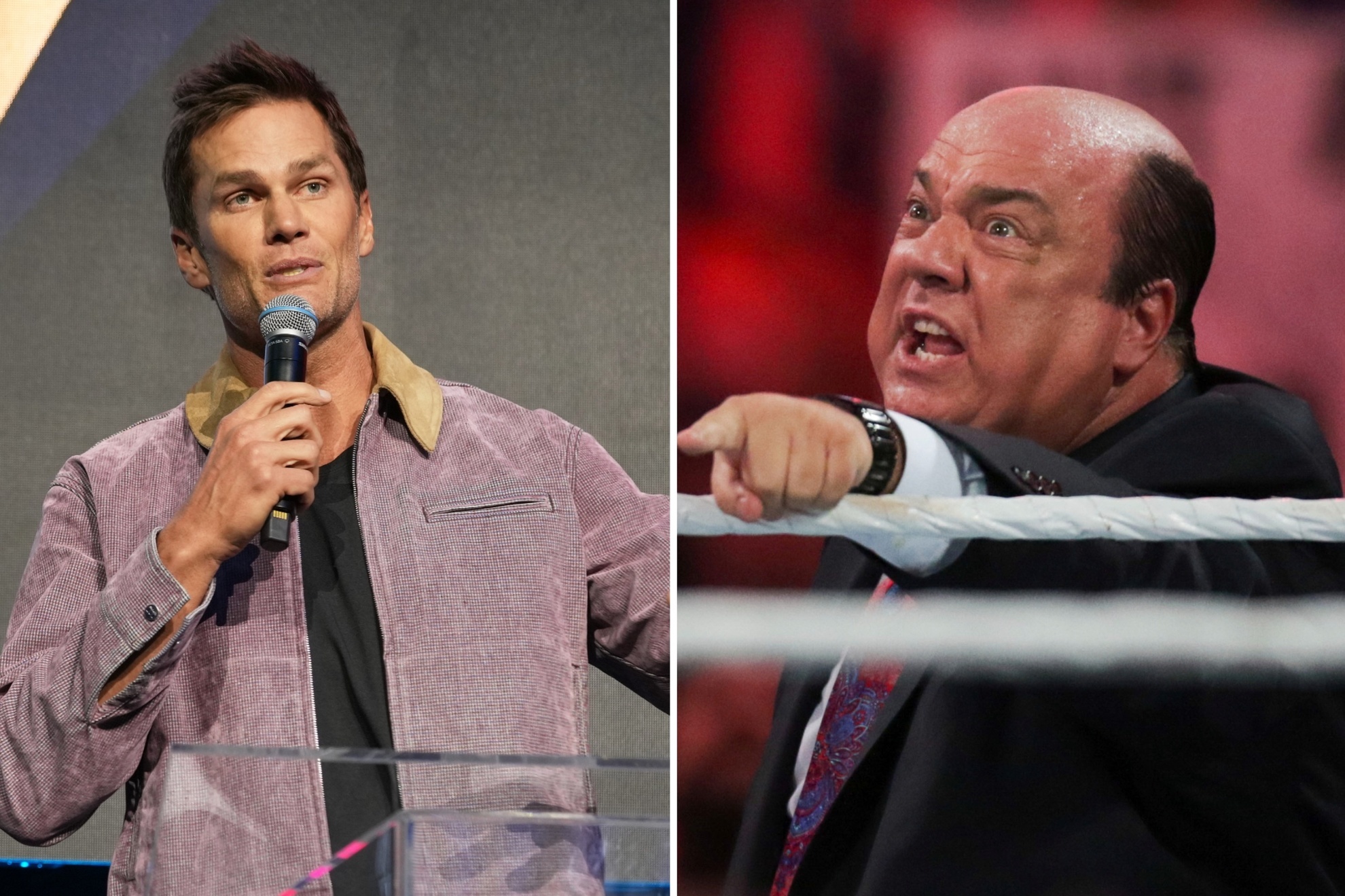 Tom Brady and Paul Heyman