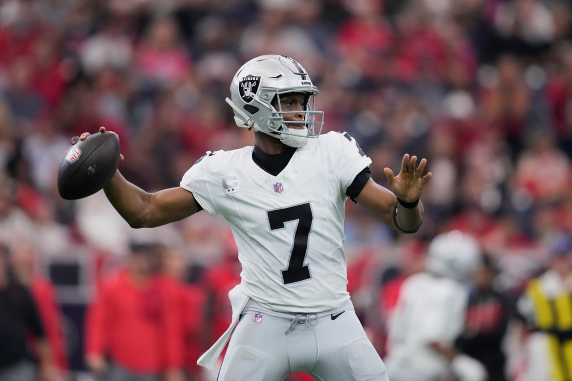 Las Vegas Raiders quarterback Geno Smith