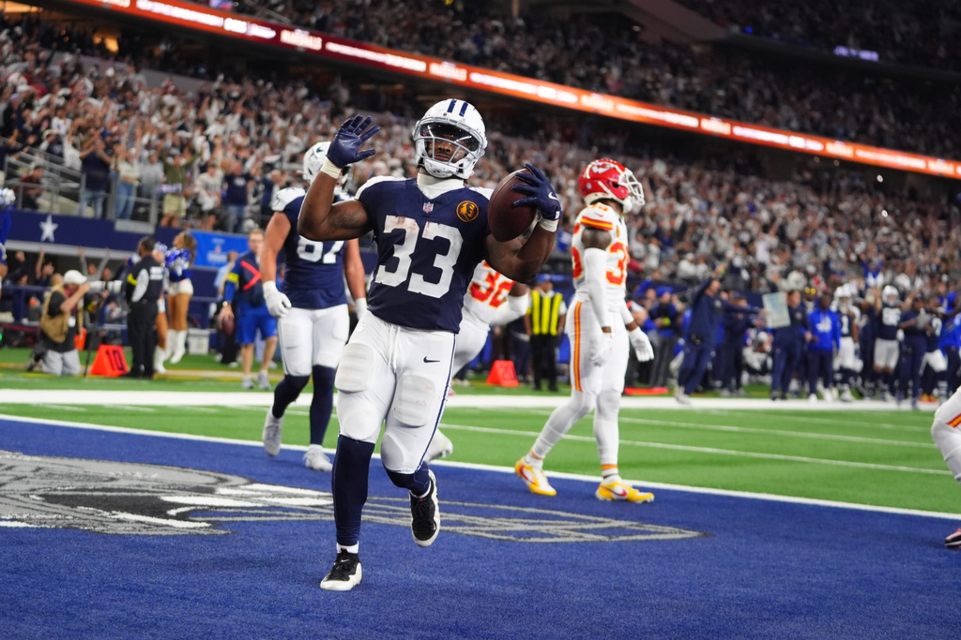 Dallas Cowboys running back Javonte Williams