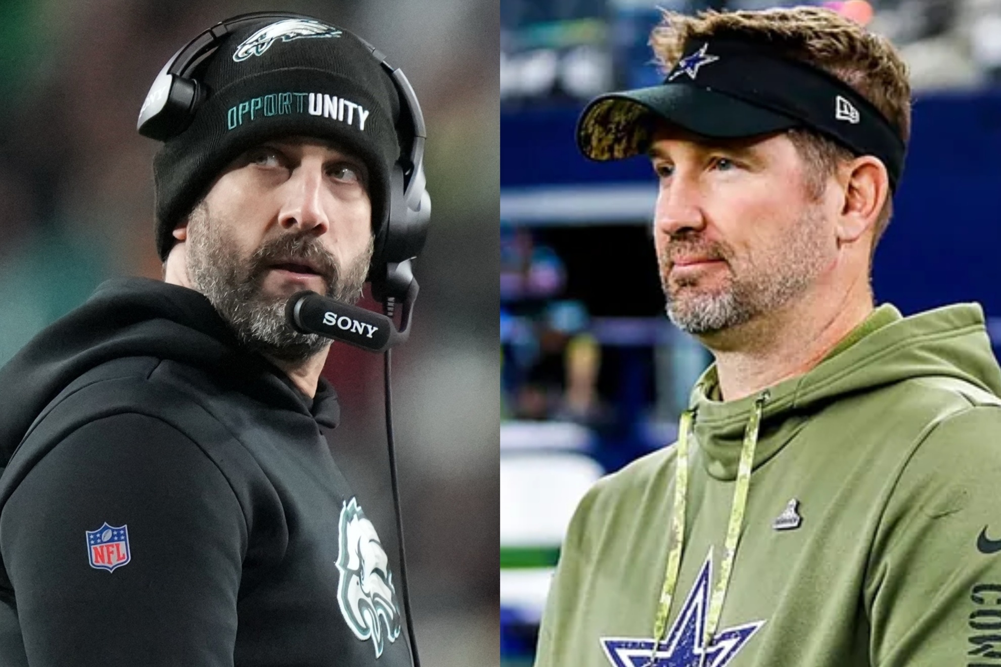 The rivalry between Nick Sirianni and Brian Schottenheimer was easy to spot