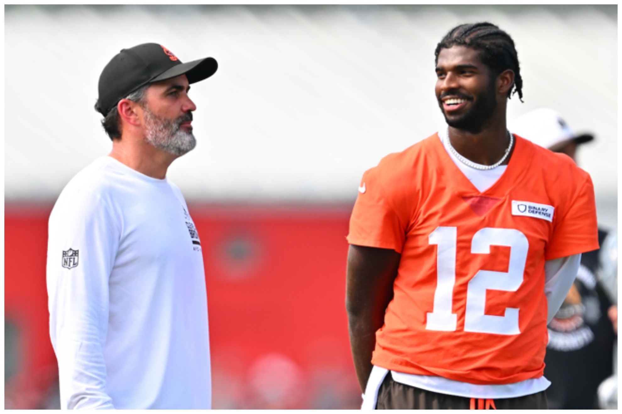 Kevin Stefanski has refuted suggestions he didn't get on with Shedeur Sanders