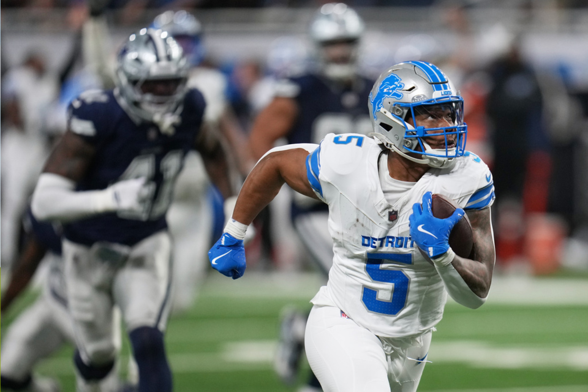 Detroit Lions running back David Montgomery
