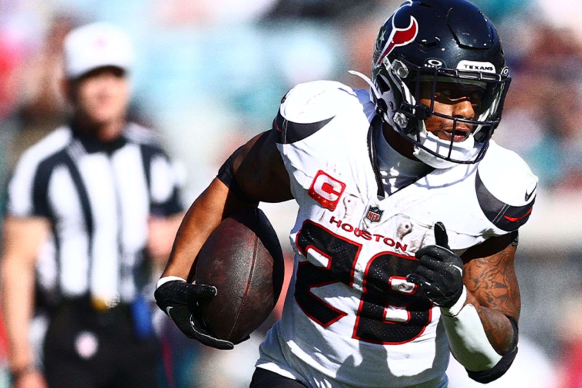 Patrick Mahomes and the Chiefs could land a former rival as their answer at the running back position