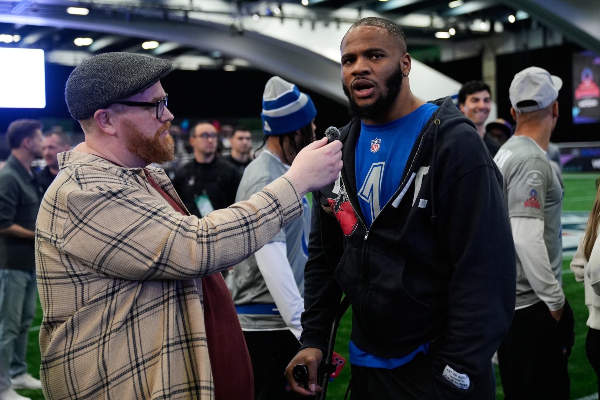 Micah Parsons stunned by Packers trade sending Colby Wooden to Colts for Zaire Franklin.