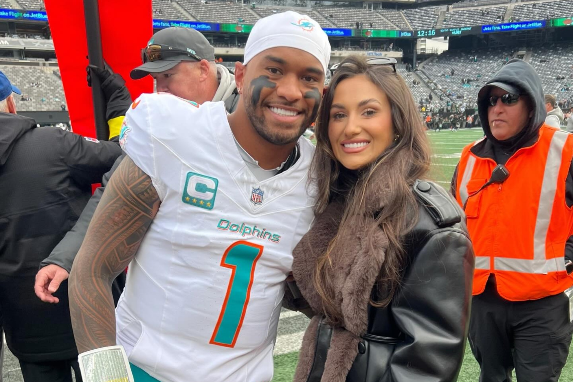 Annah Tagovailoa celebrated the move to Atlanta as Tua joins the Falcons.