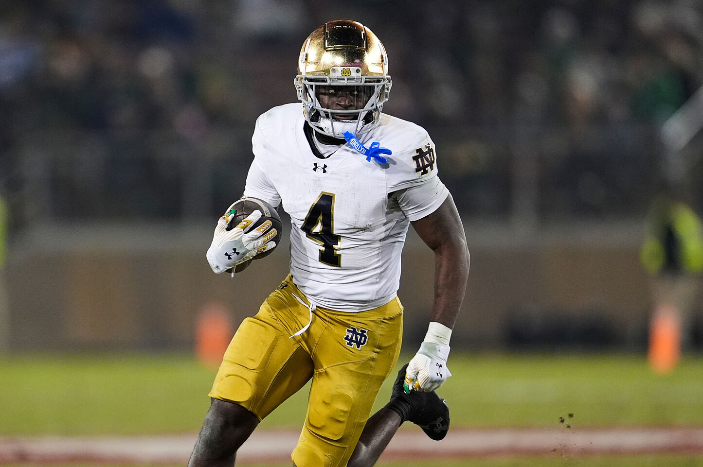 Jeremiyah Love, former running back for the Notre Dame Fighting Irish, is considered one of the best players in the 2026 NFL Draft.