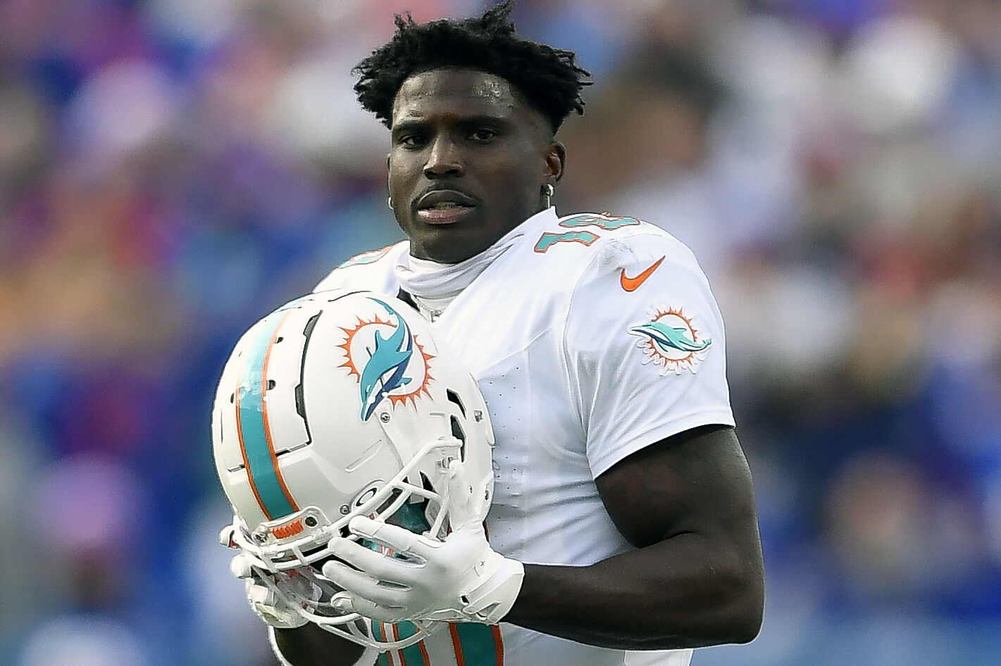 What is Tyreek Hill's current status and why is he suddenly at the center of NFL free agency talk?