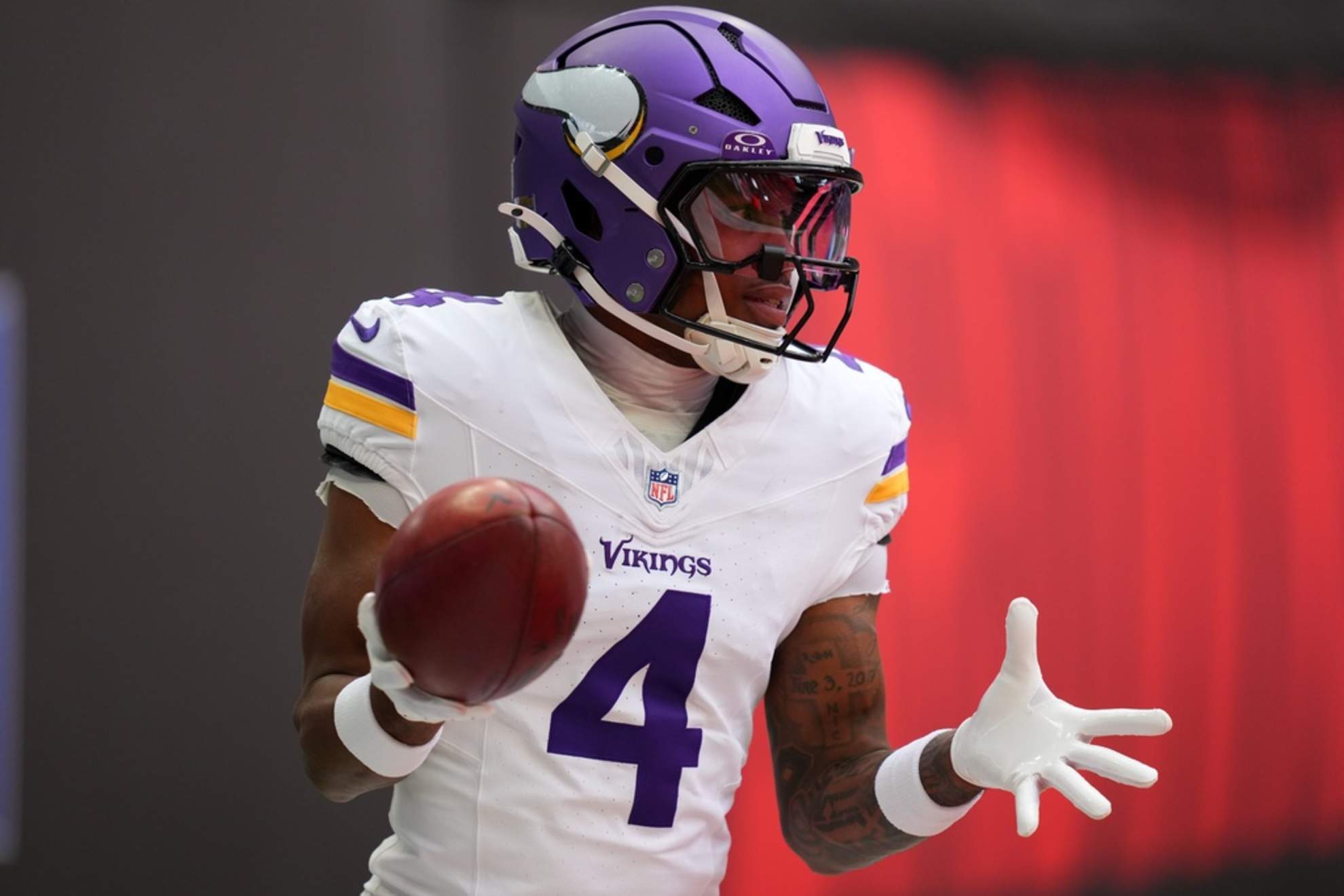 Rondale Moore with the Vikings