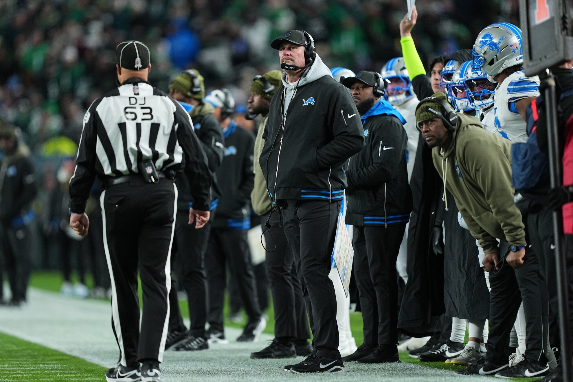 Dan Campbell, head coach of the Detroit Lions