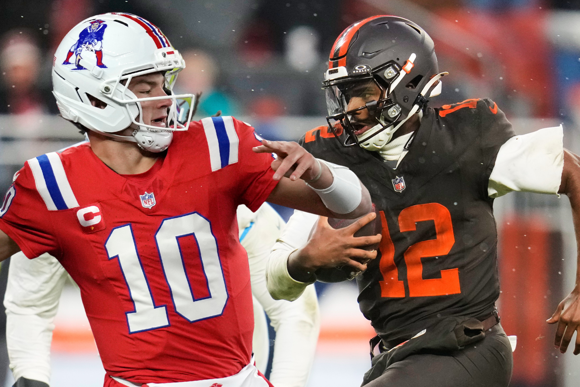 Shedeur Sanders has been urged to follow Drake Maye's path in his second year in the NFL