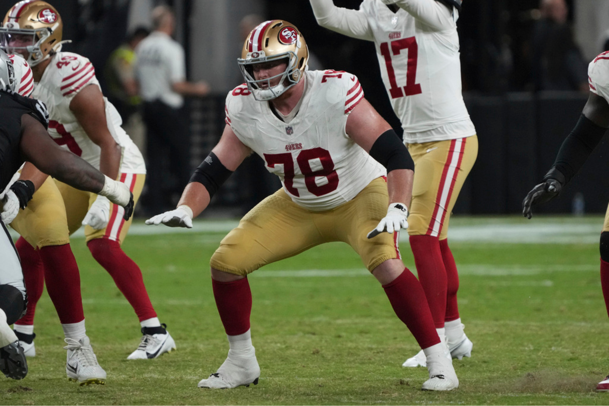 San Francisco 49ers guard Ben Bartch