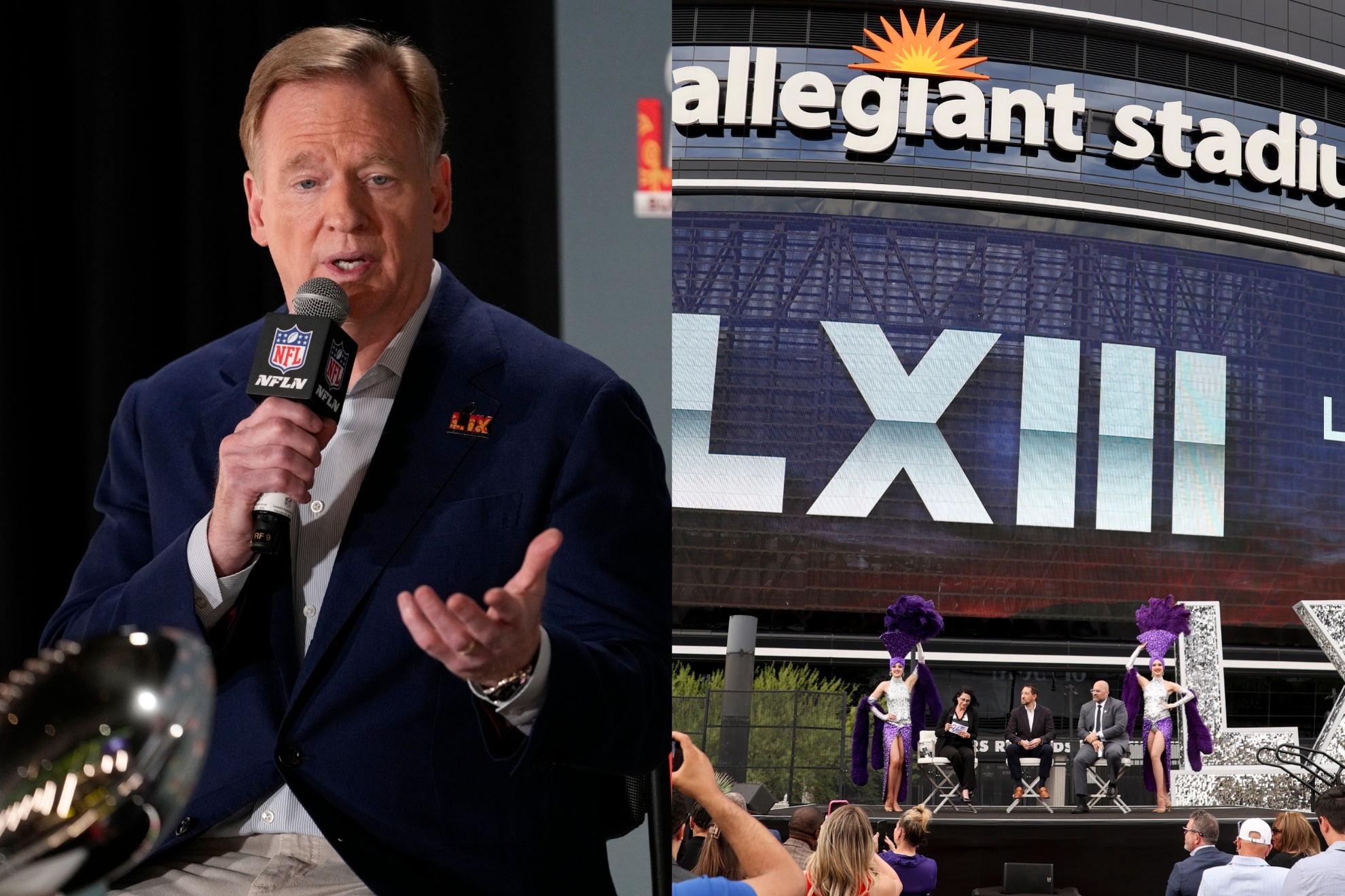 Roger Goodell and the NFL gave Las Vegas its second Super Bowl.