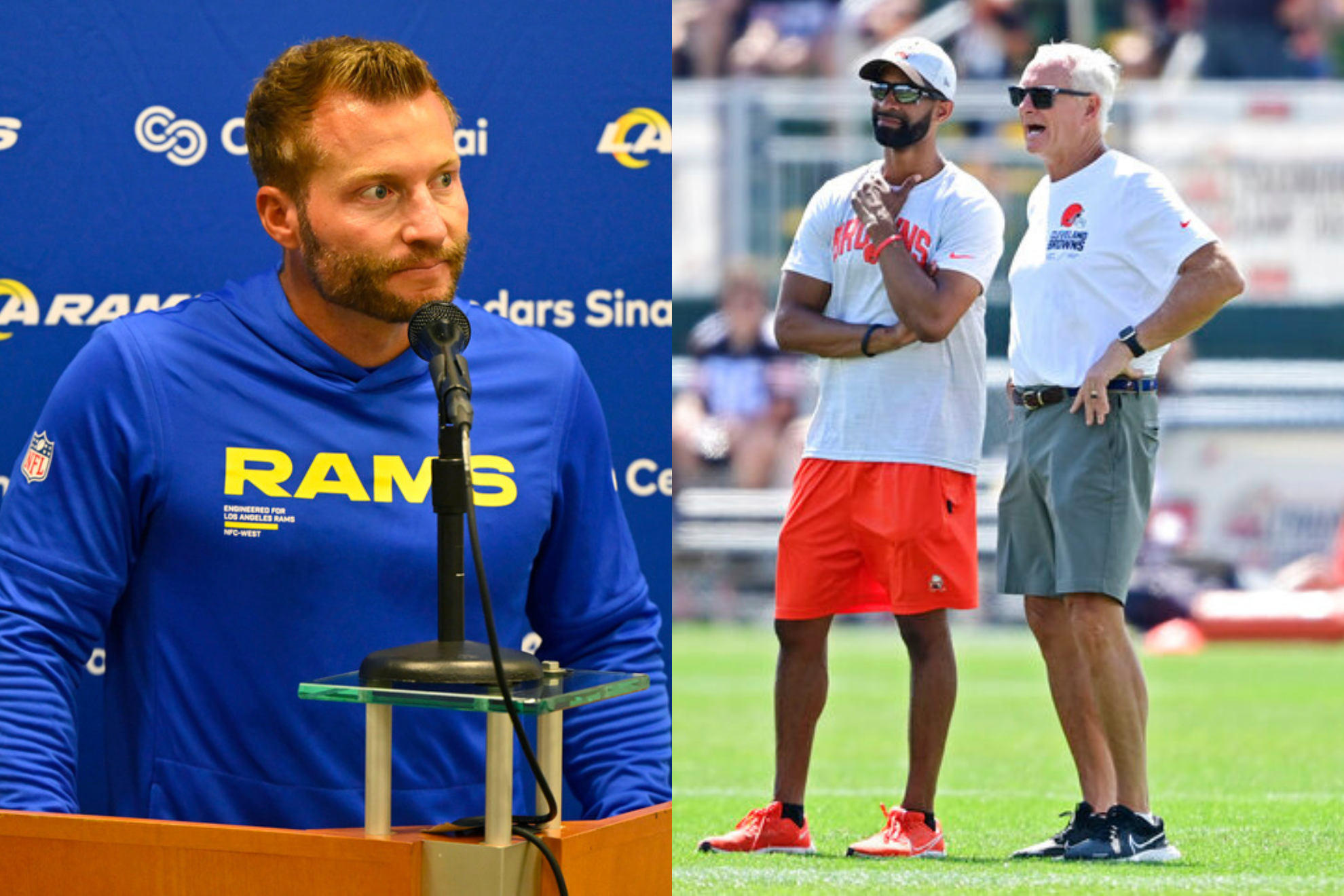 Sean McVay was not a fan of Andrew Berry and Jimmy Haslam's rule change proposal.