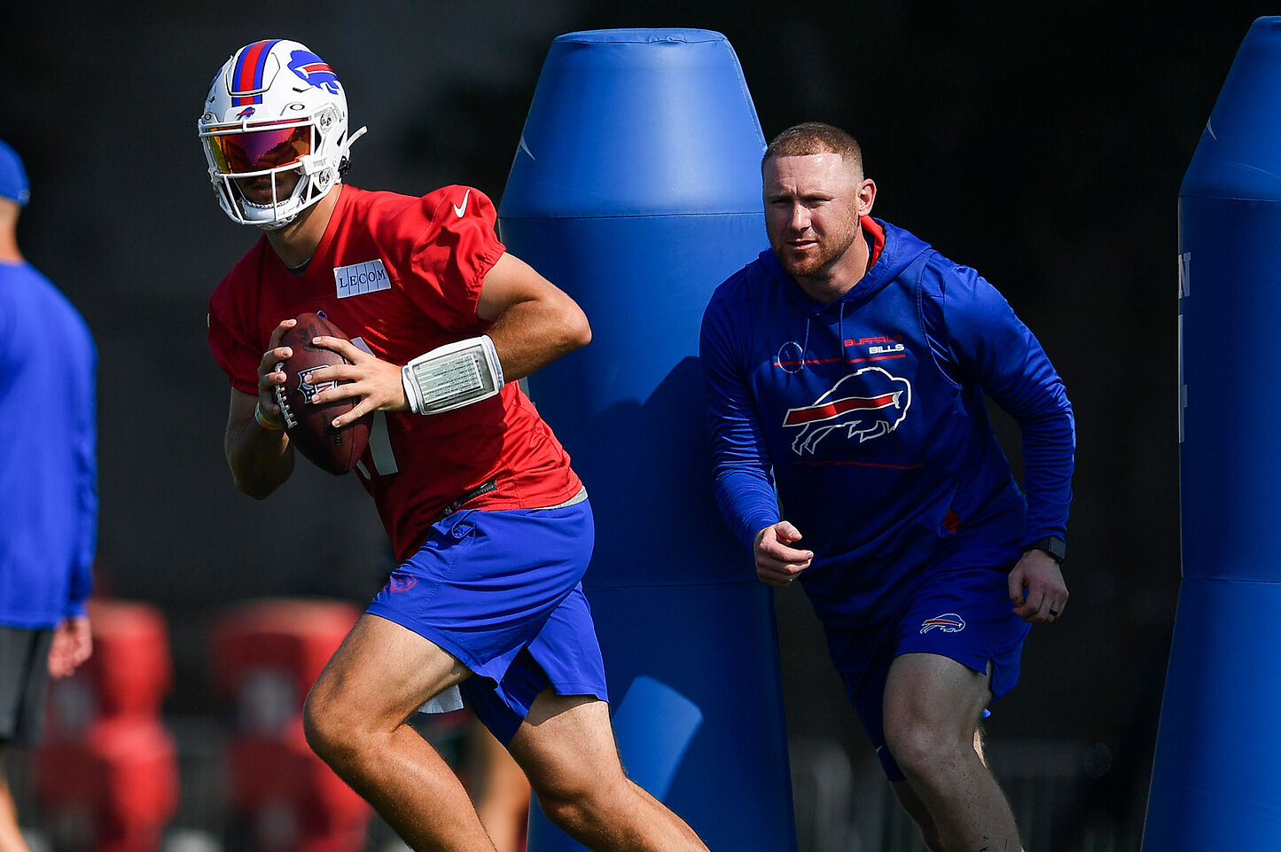Joe Brady will now be Josh Allen's head coach, instead of his offensive coordinator, in 2026.