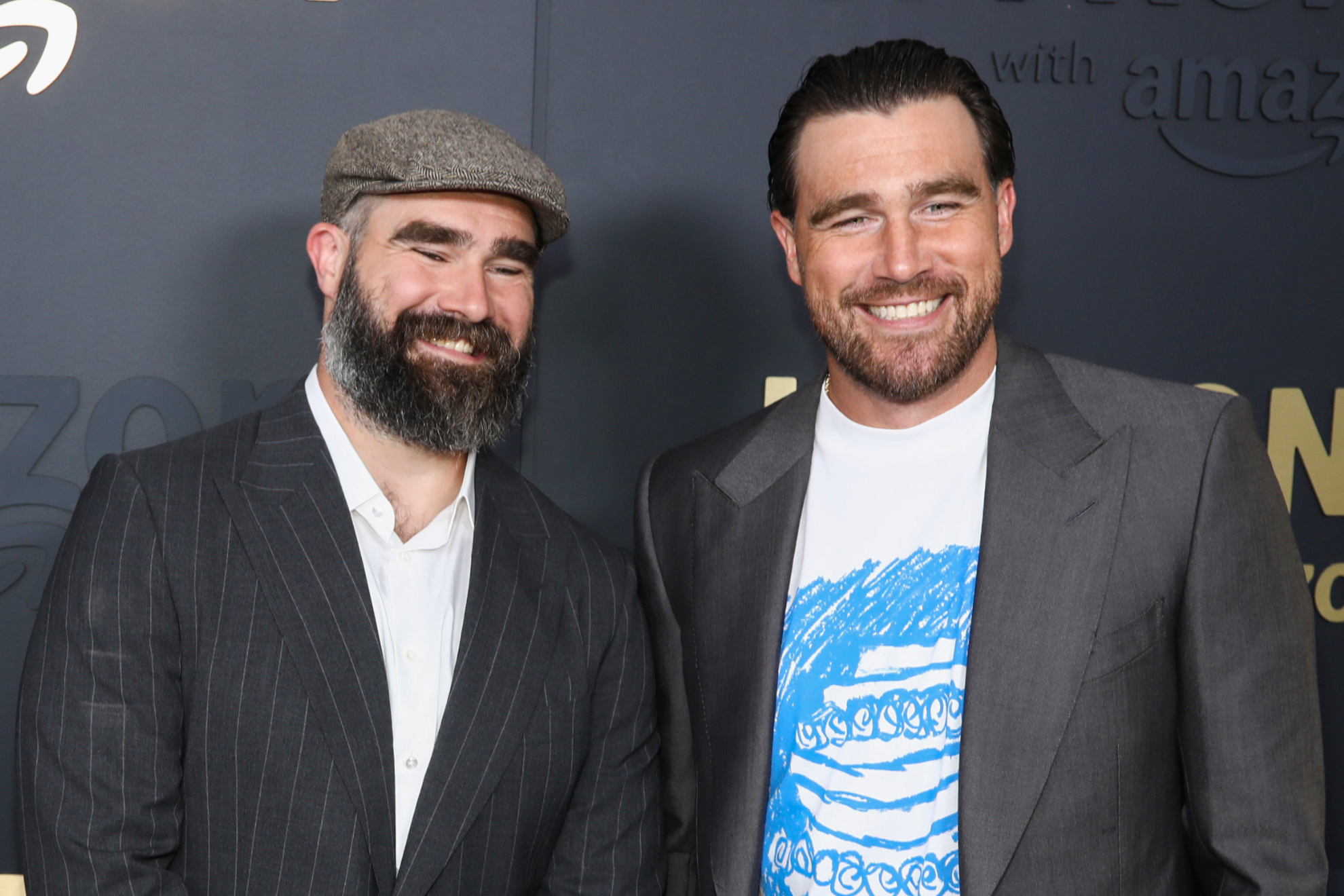 Travis Kelce and Jason Kelce celebrate big news thanks to their podcast "New Heights"