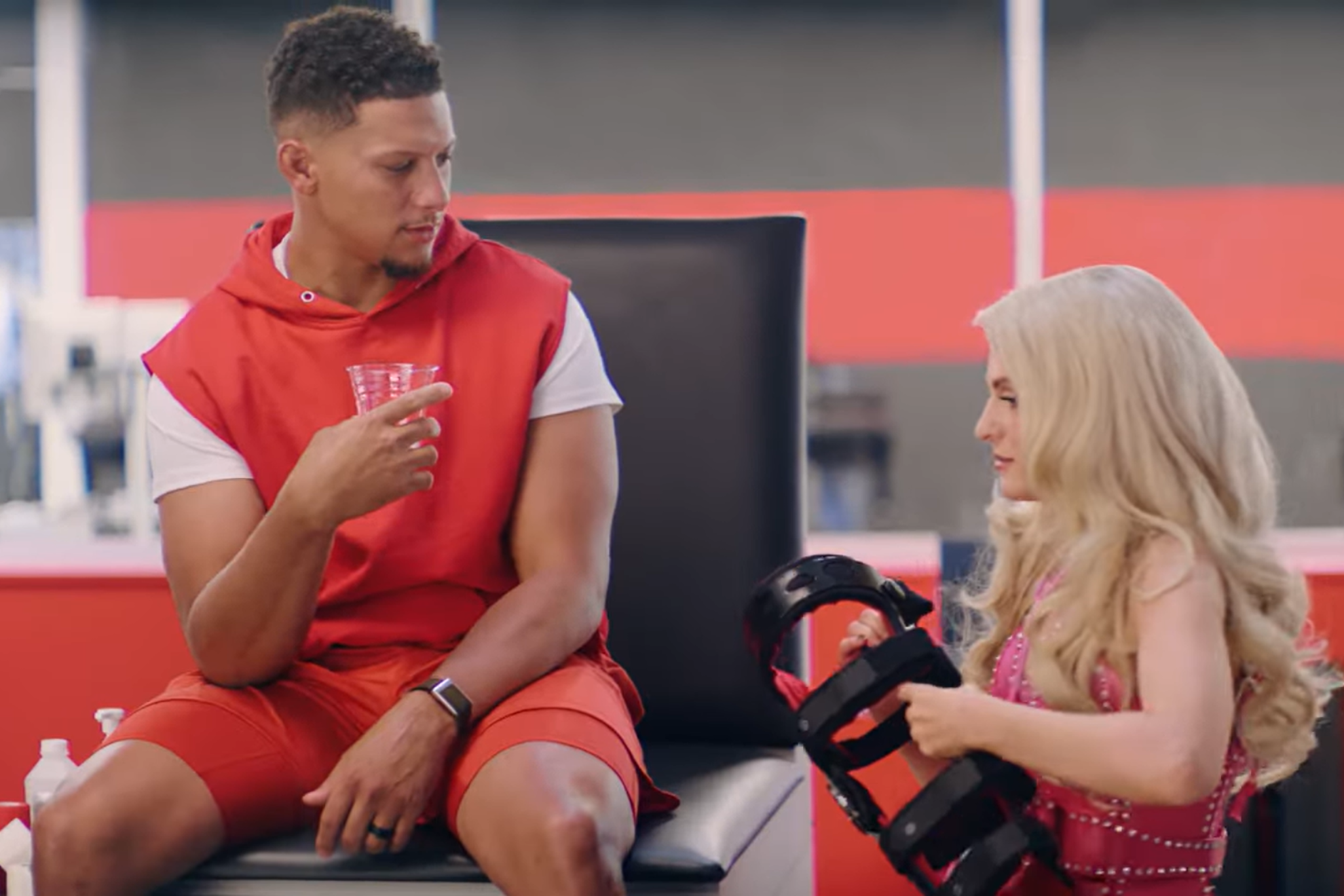 Patrick Mahomes stars alongside Meghan Trainor in "the most iconic