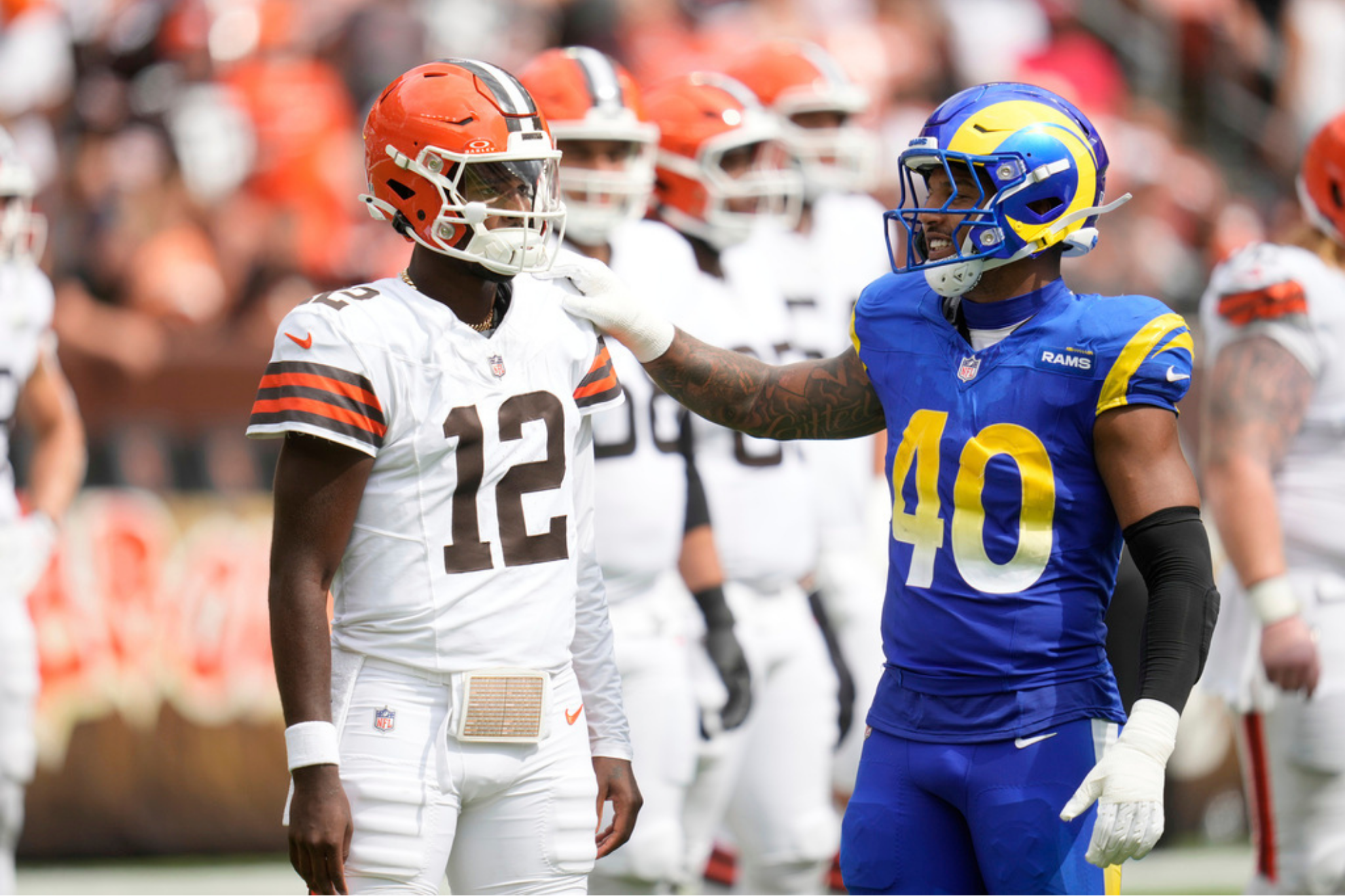 Cleveland Browns quarterback Shedeur Sanders