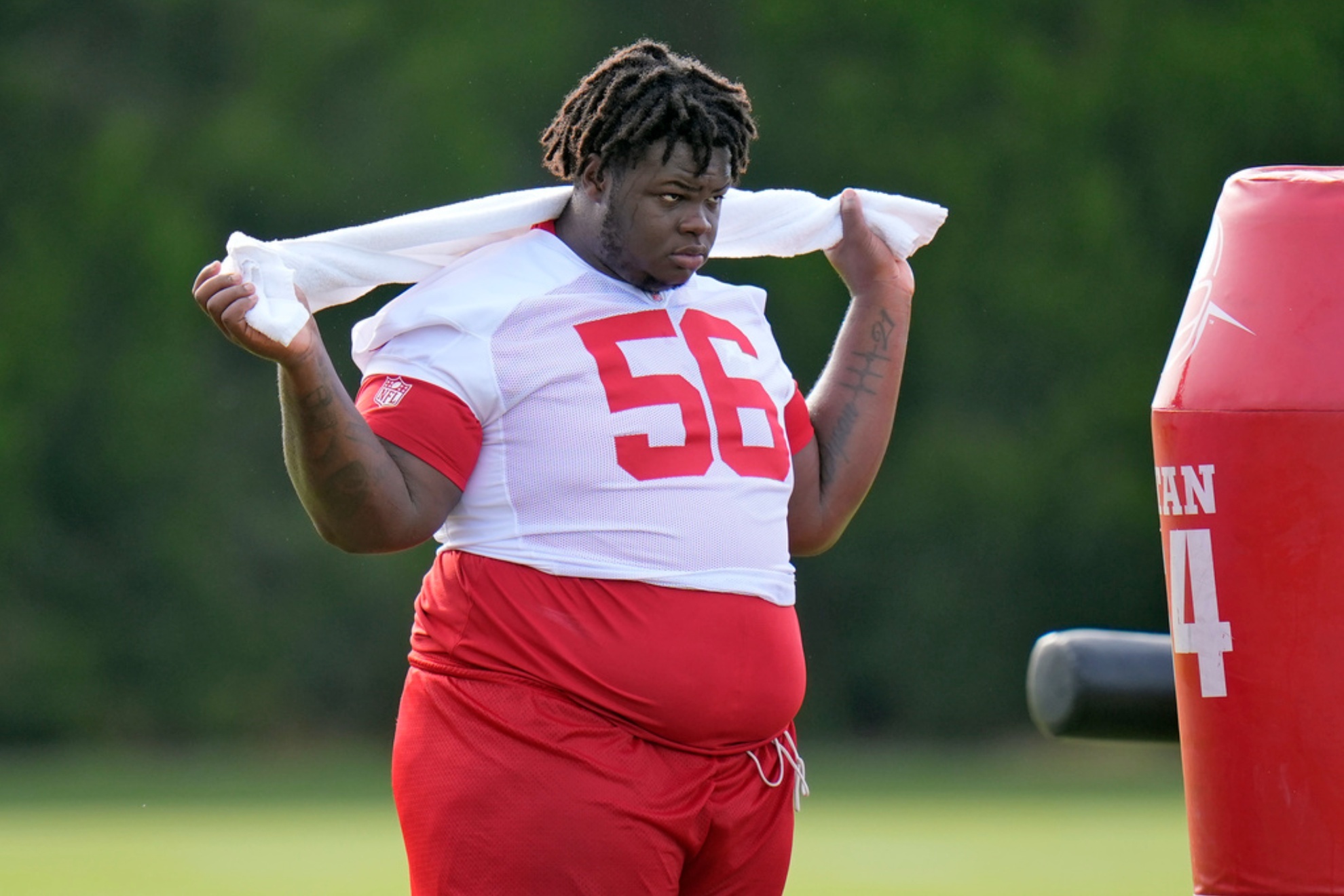 Buccaneers waive league's heaviest player, Desmond Watson.