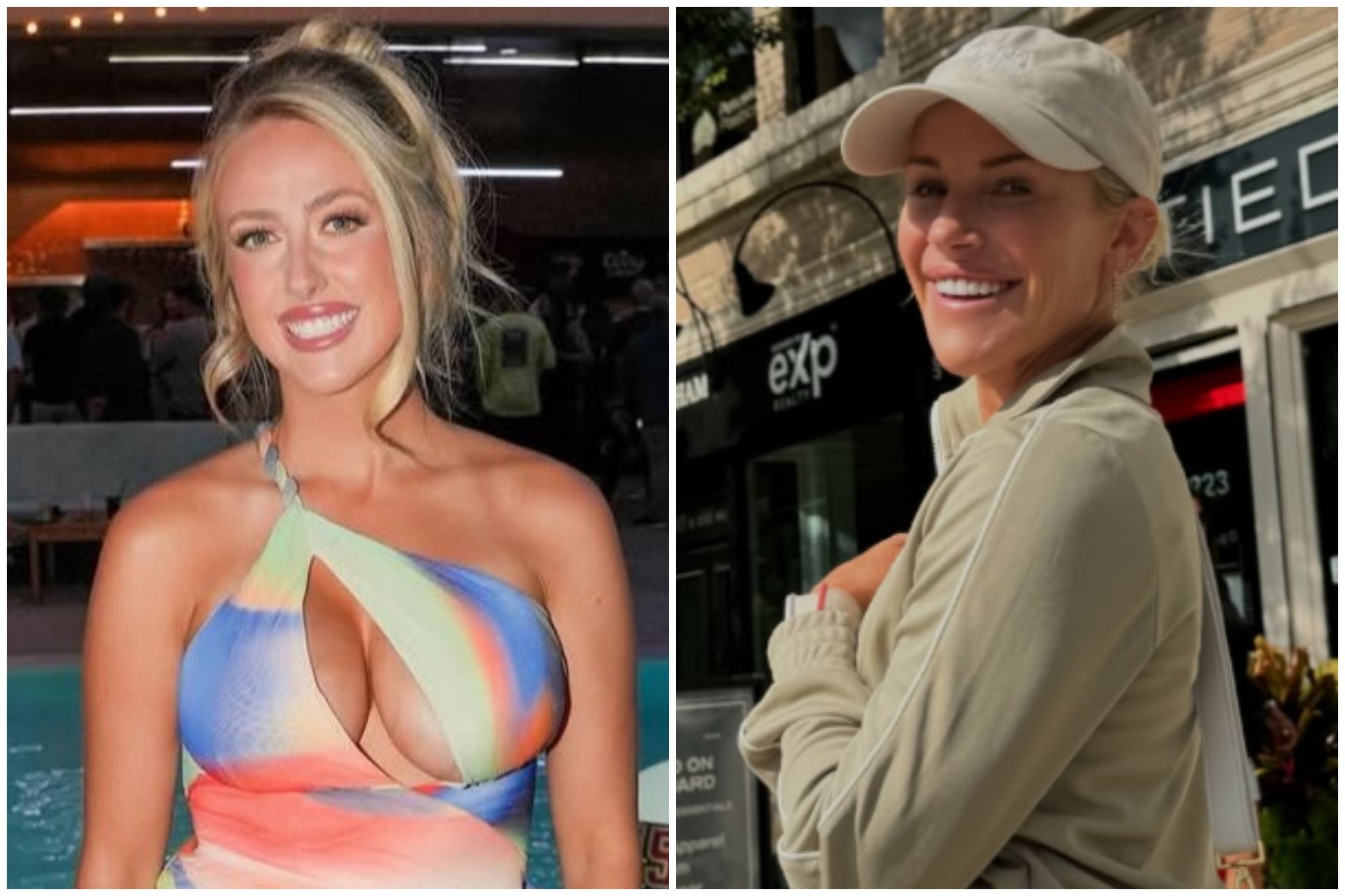 Brittany Mahomes [left] and Kelly Stafford [right] LAPRESSE