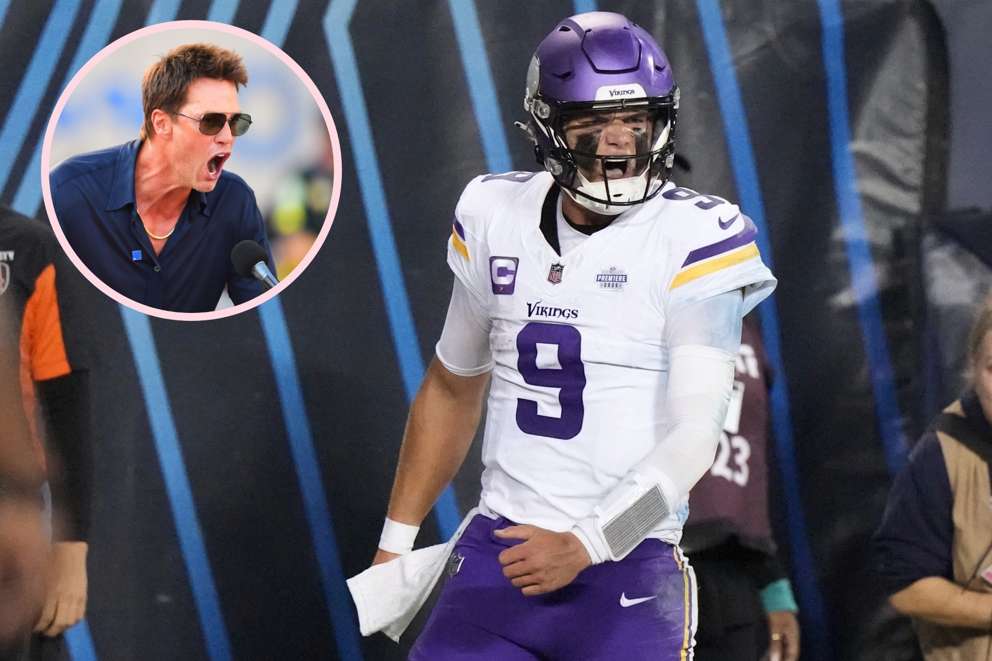 Tom Brady crowns JJ McCarthy the future of the NFL after stunning Vikings comeback.