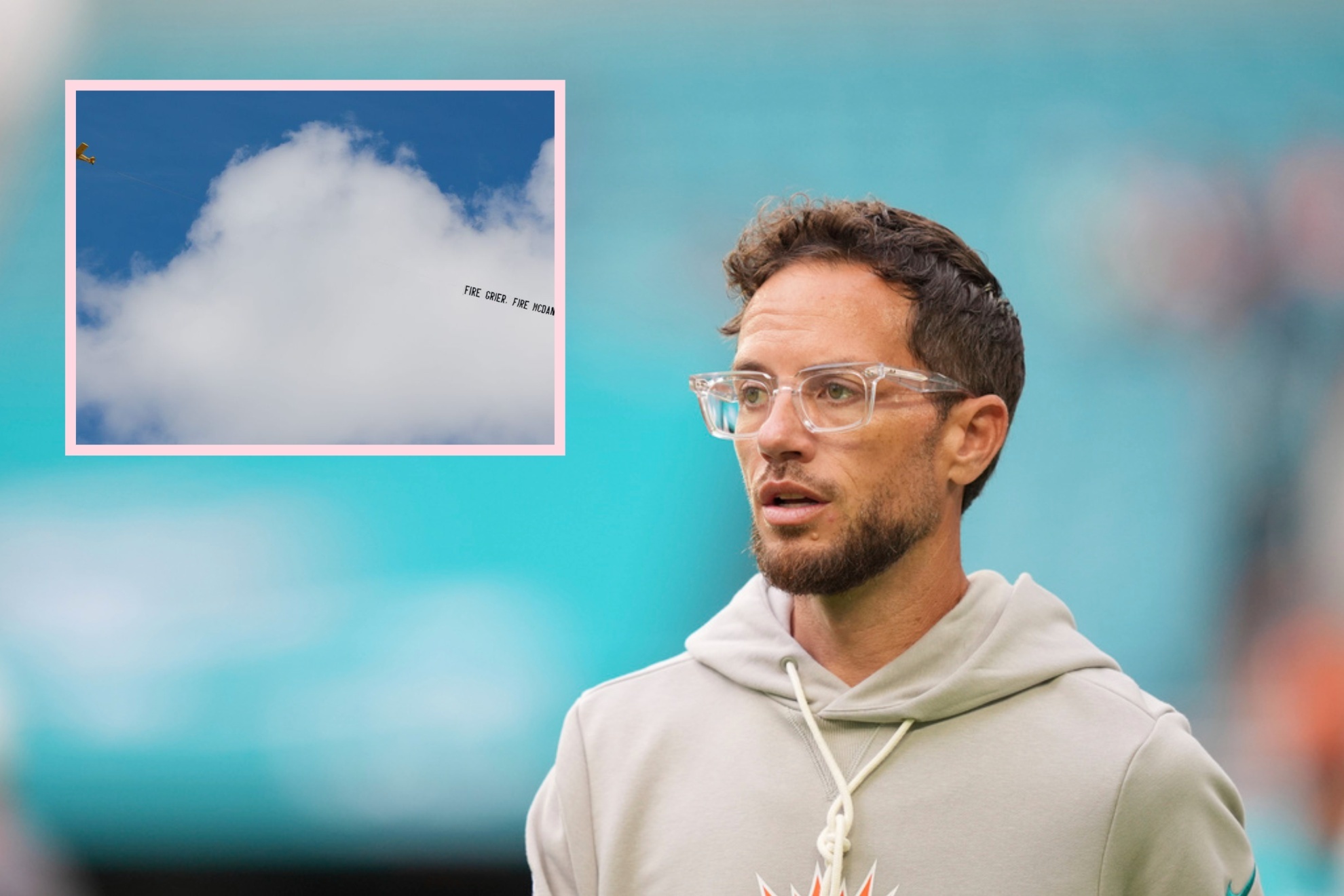 Michael McDaniel is feeling the wrath of fans for his lack of wins.