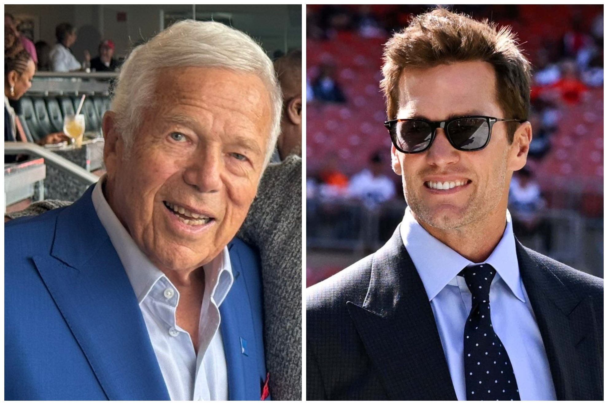 Robert Kraft and Tom Brady