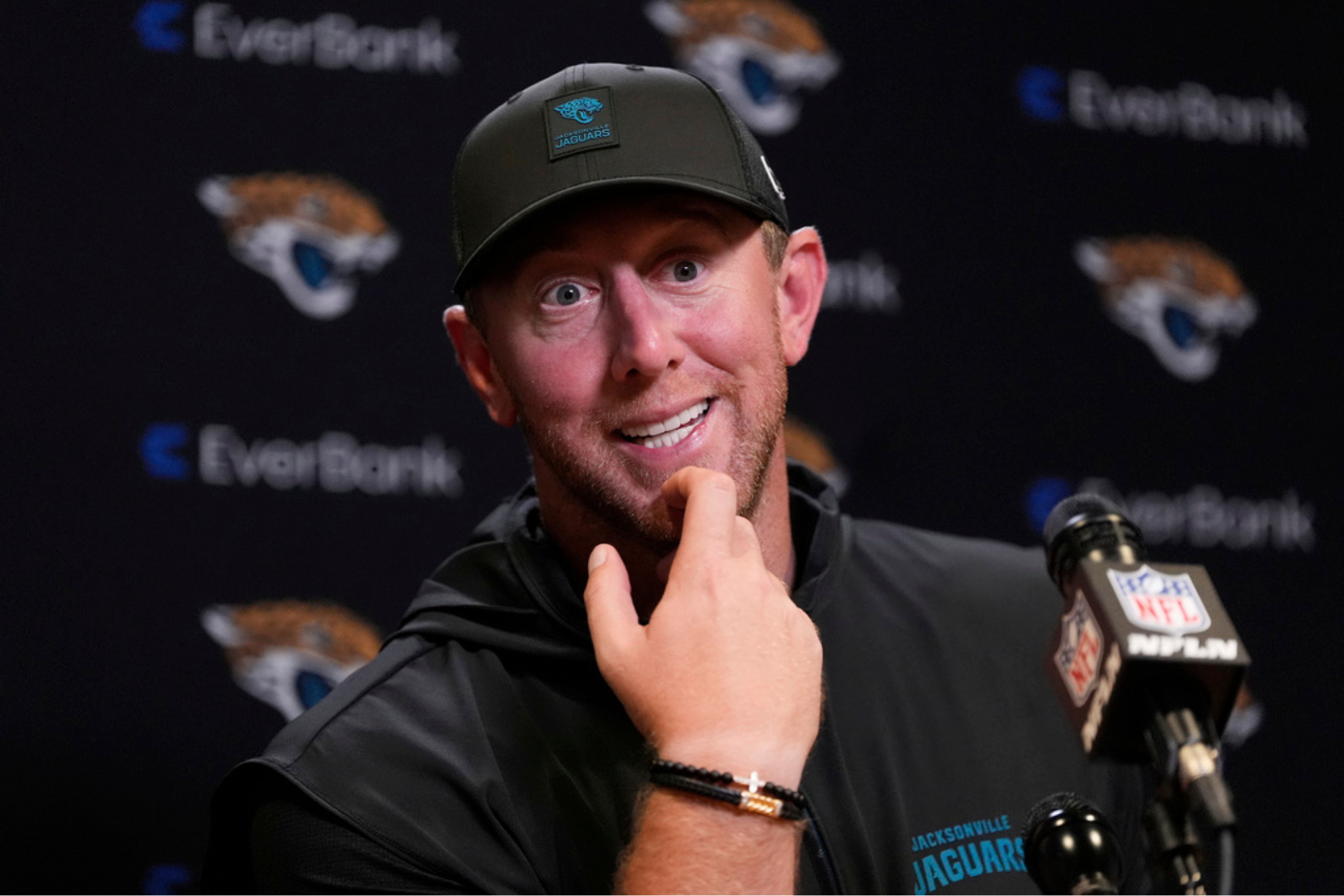 Jacksonville Jaguars head coach Liam Coen