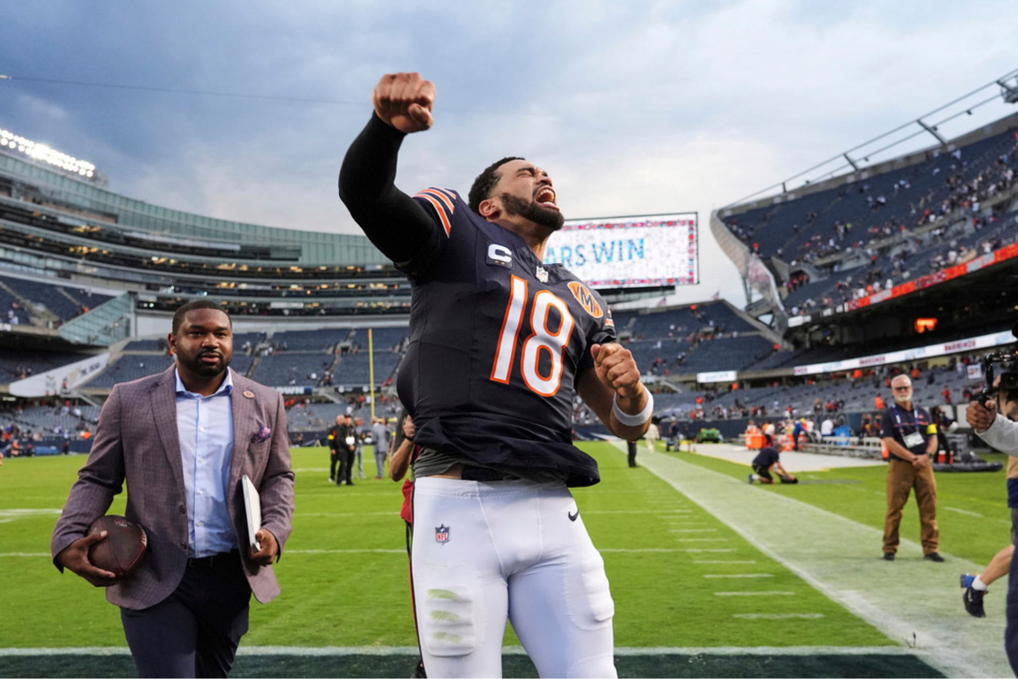 Chicago Bears quarterback Caleb Williams