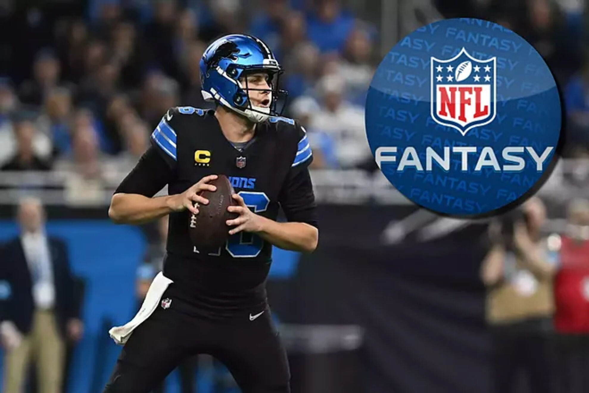 Jared Goff in a game with the Lions
