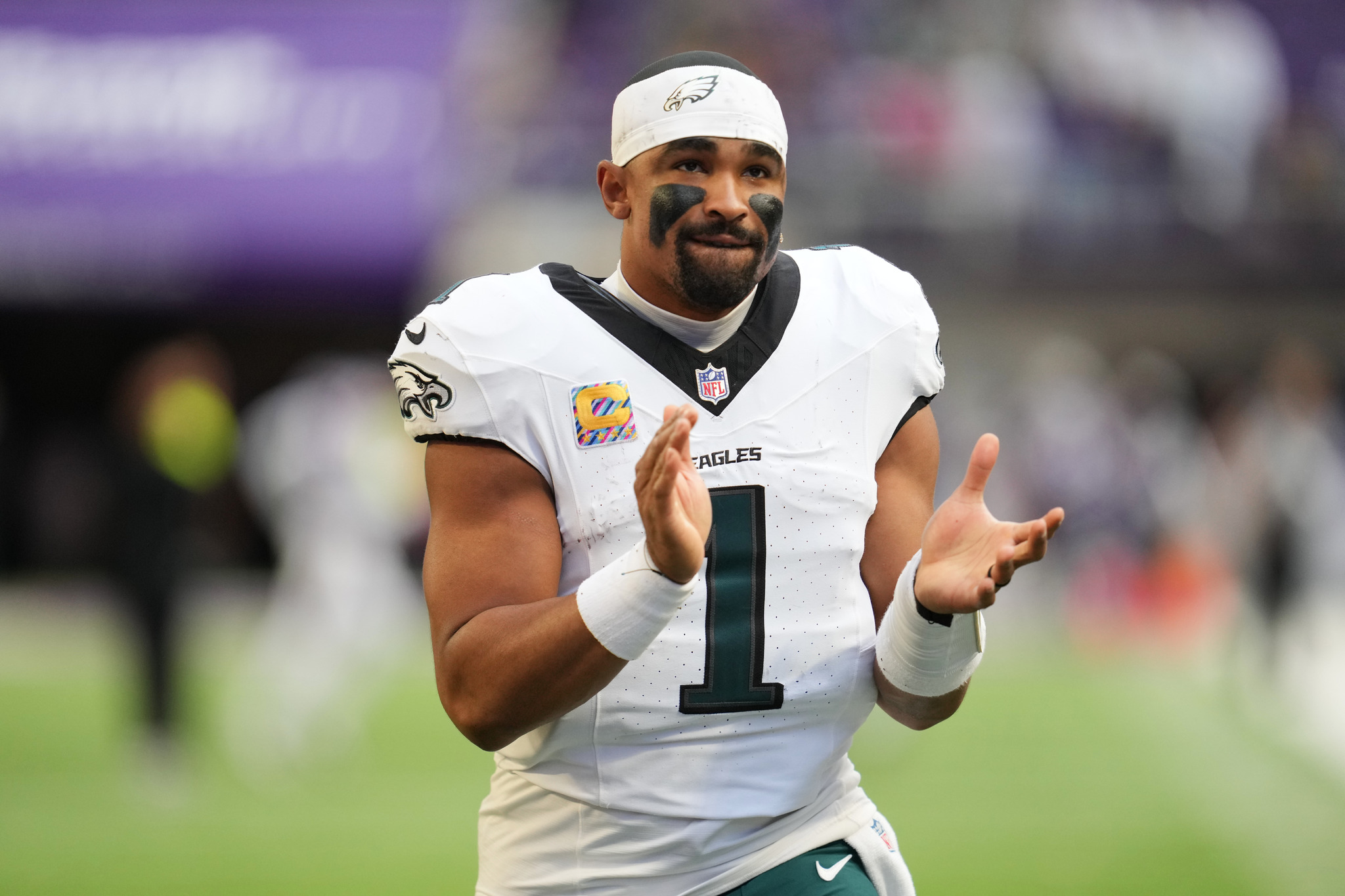Philadelphia Eagles quarterback Jalen Hurts