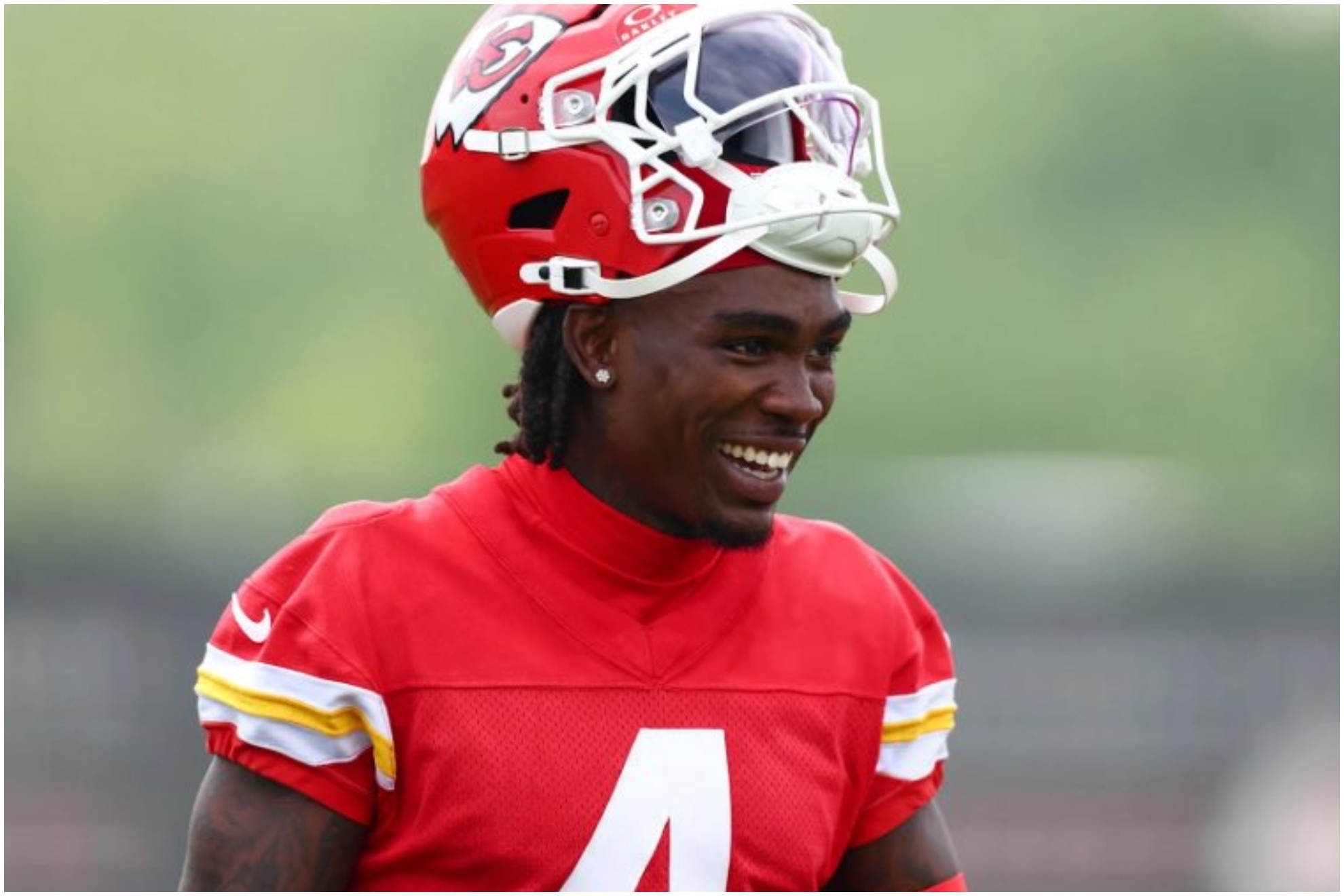Rashee Rice of the Kansas City Chiefs