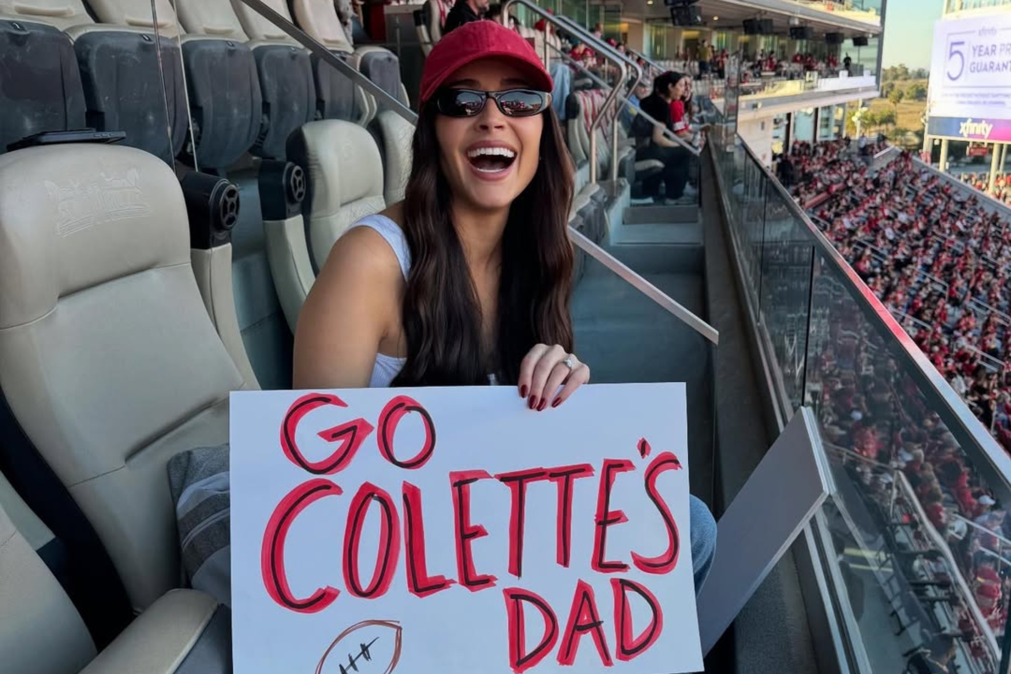 Christian McCaffrey's sweet comment on Olivia Culpo's throwback photo steals the Internet