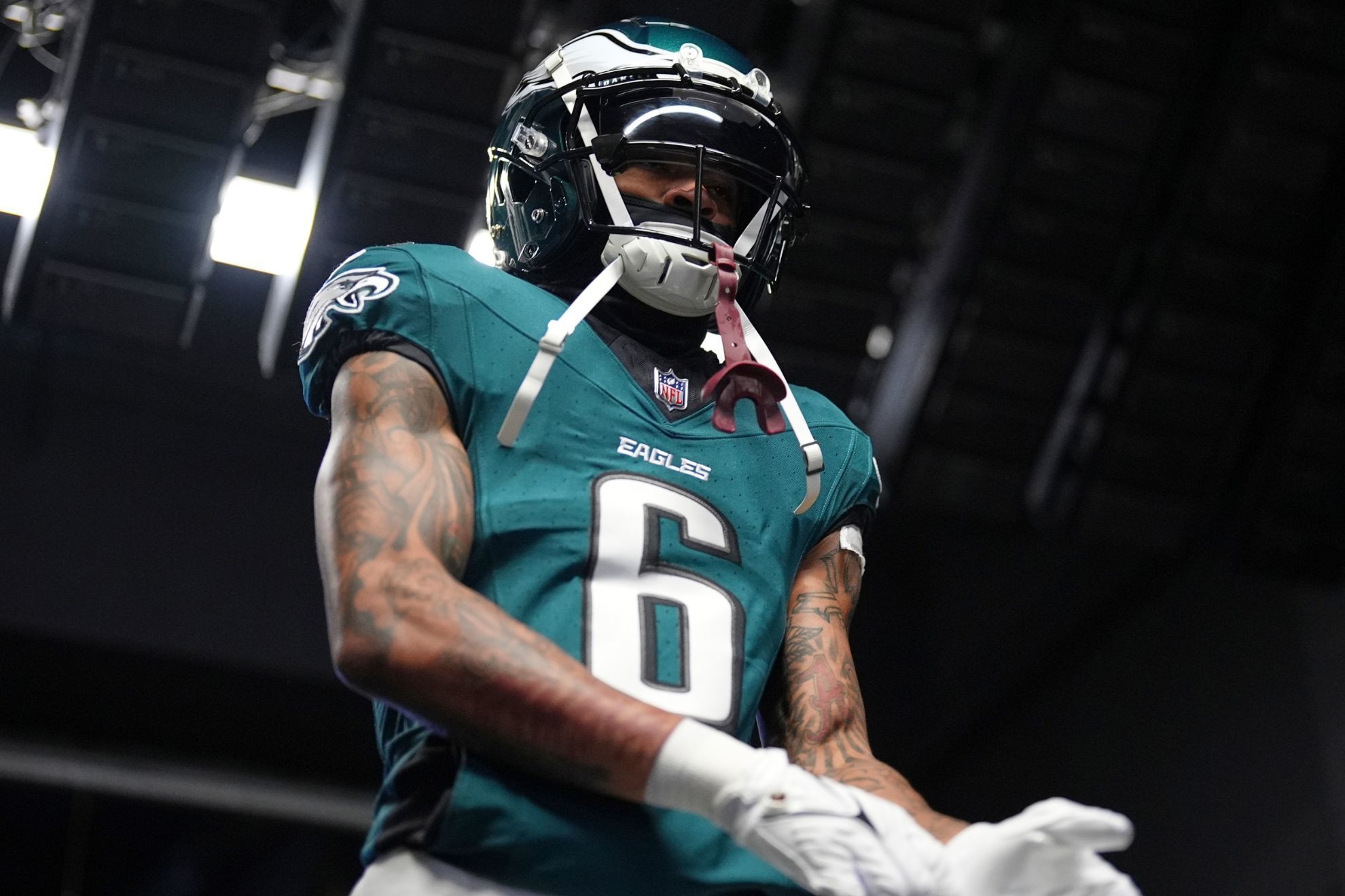 DeVonta Smith of the Philadelphia Eagles