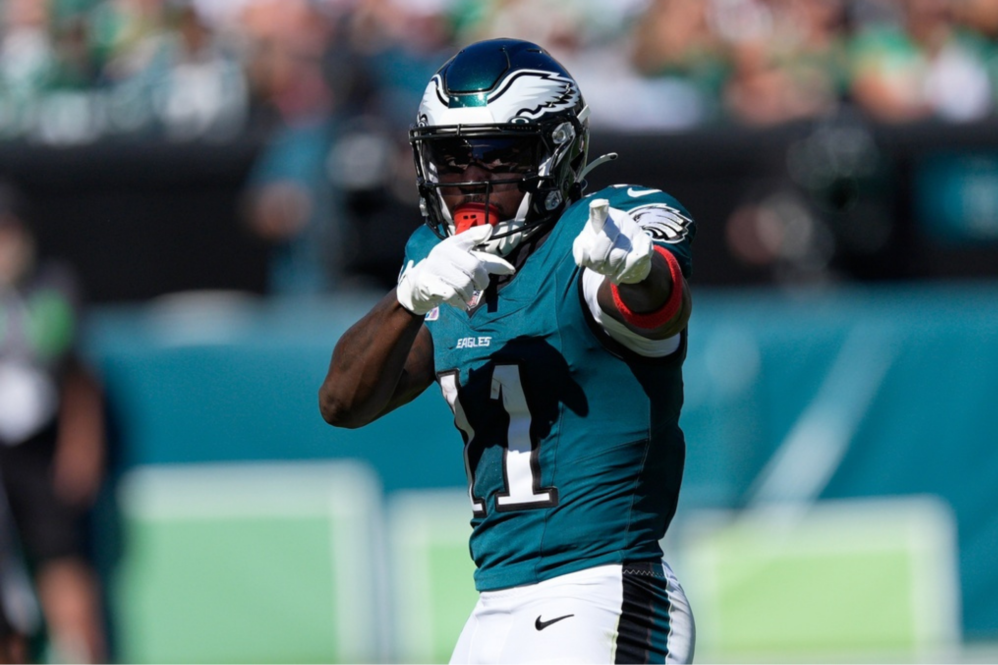Philadelphia Eagles wide receiver A.J. Brown