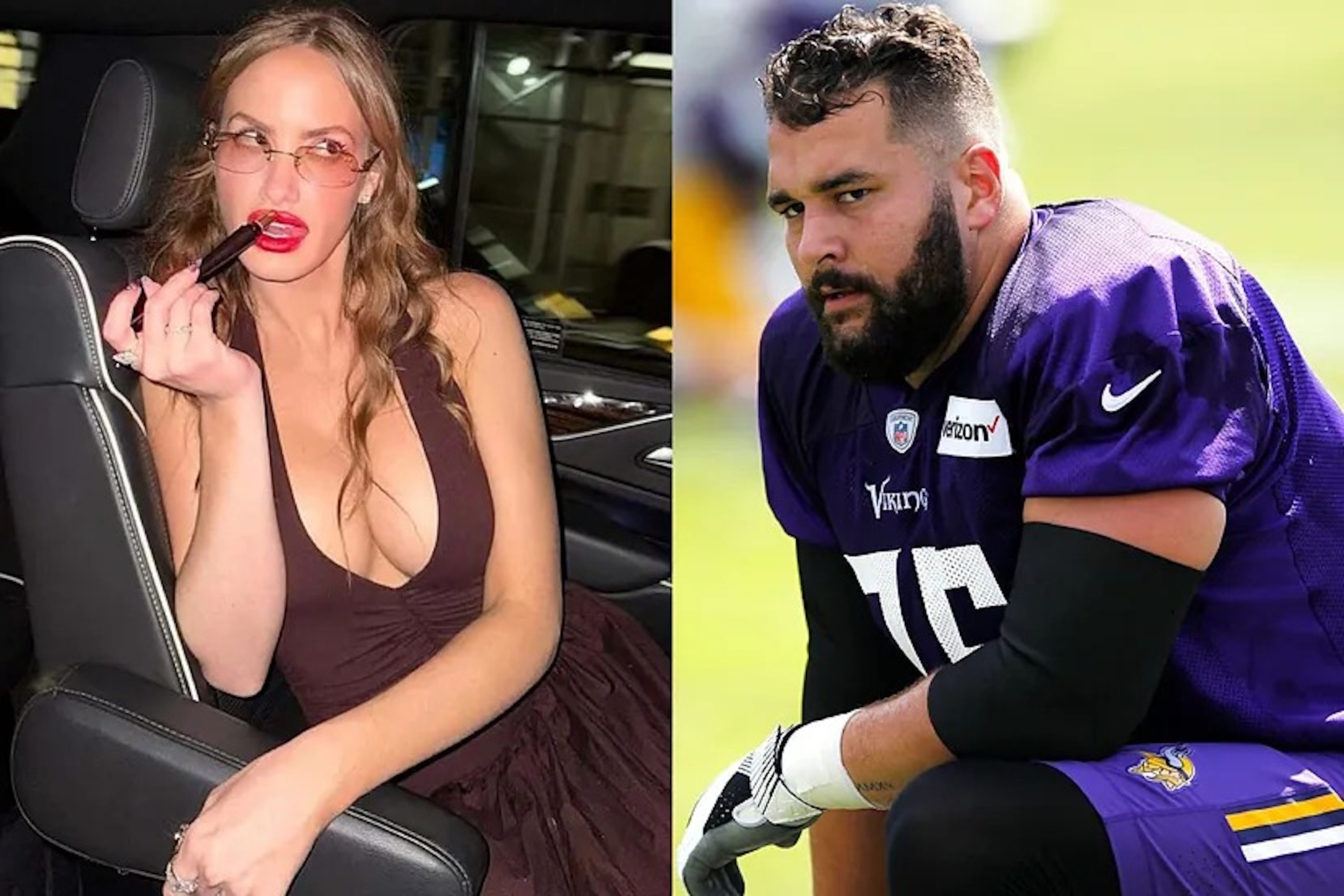Haley Kalil and Matt Kalil.