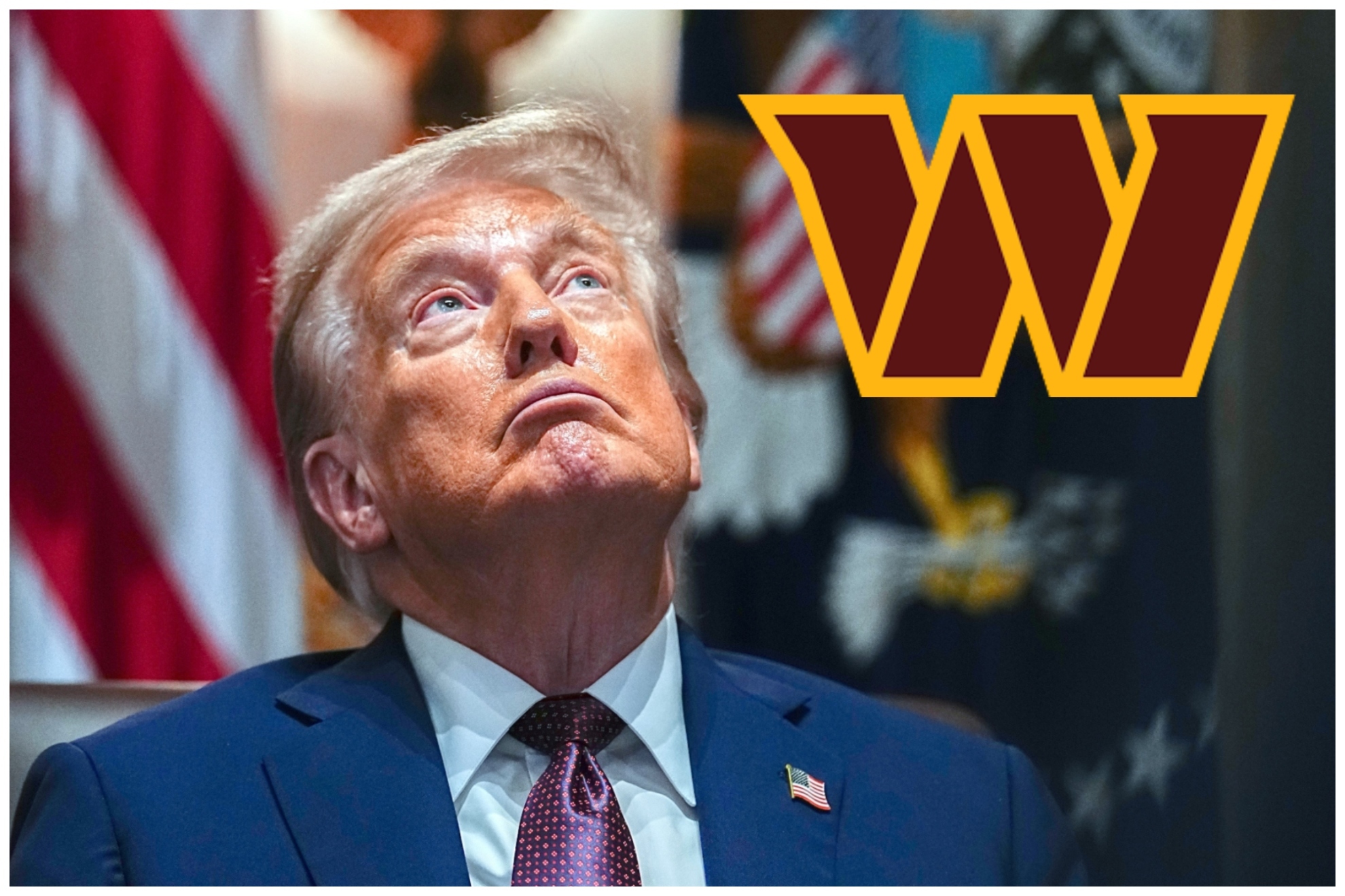 Donald Trump and his Washington Commanders intentions