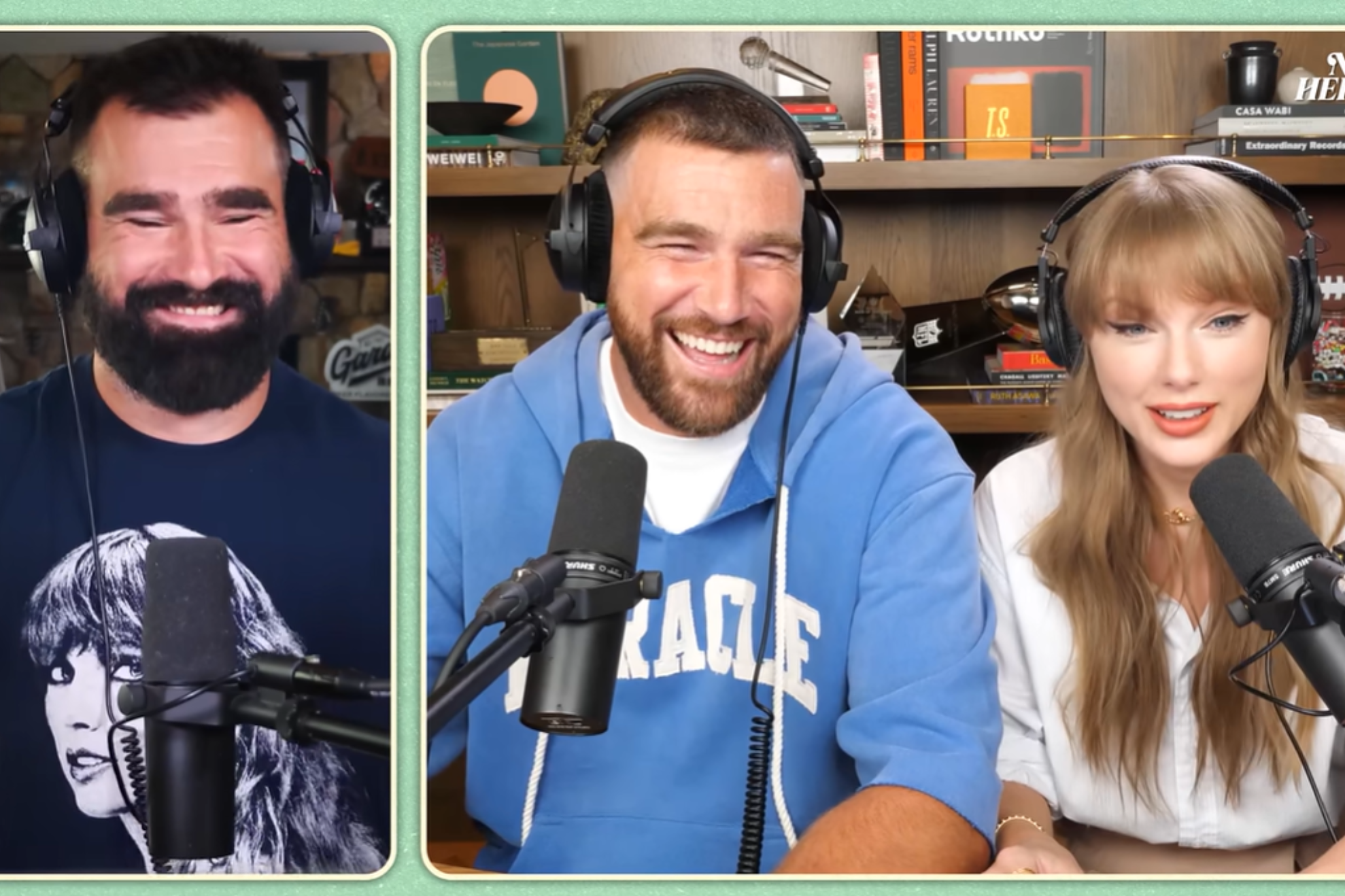 Travis Kelce describes Taylor Swift as "magical" after the success of her episode on New Heights