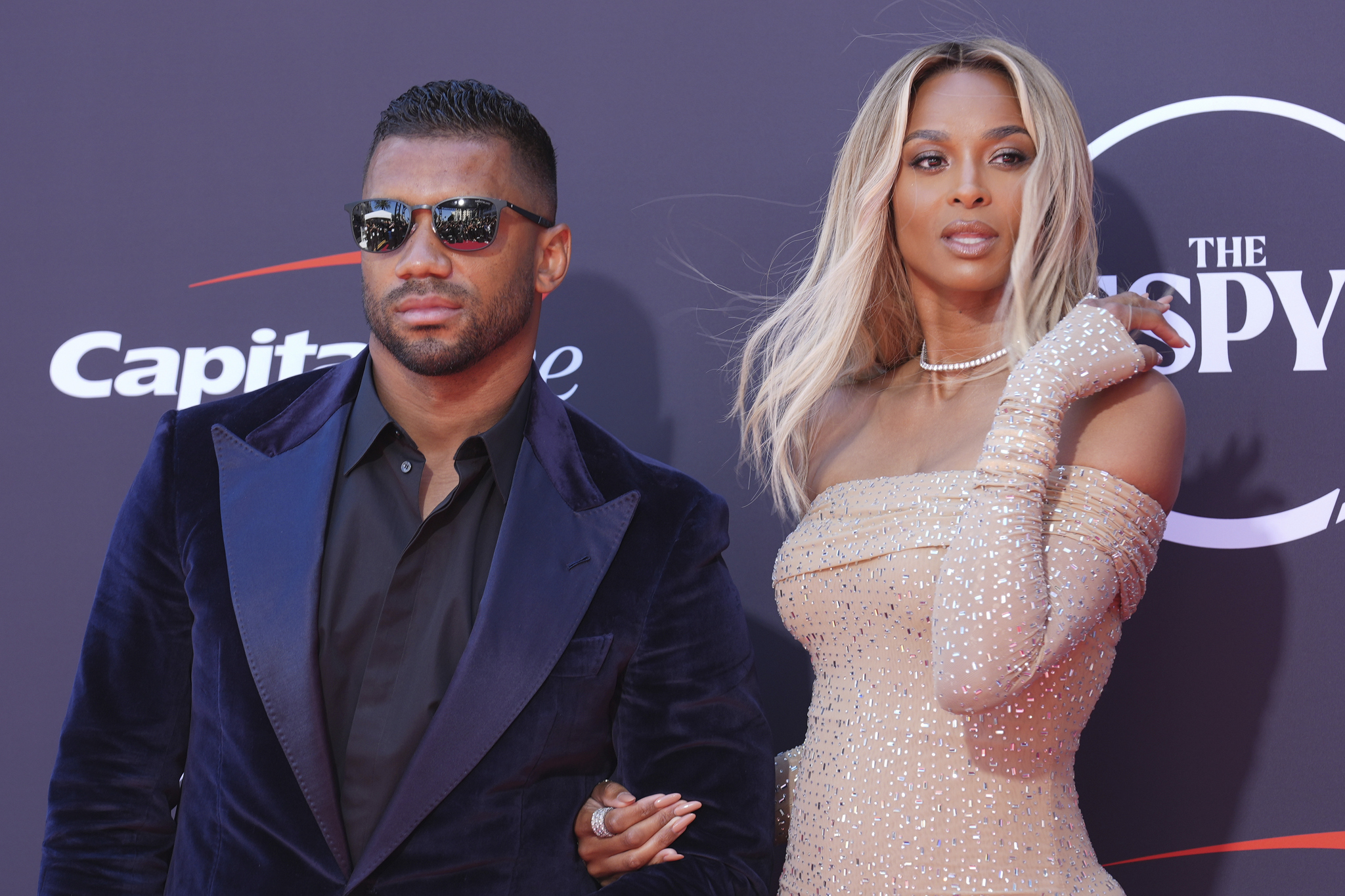 Russell Wilson and Ciara