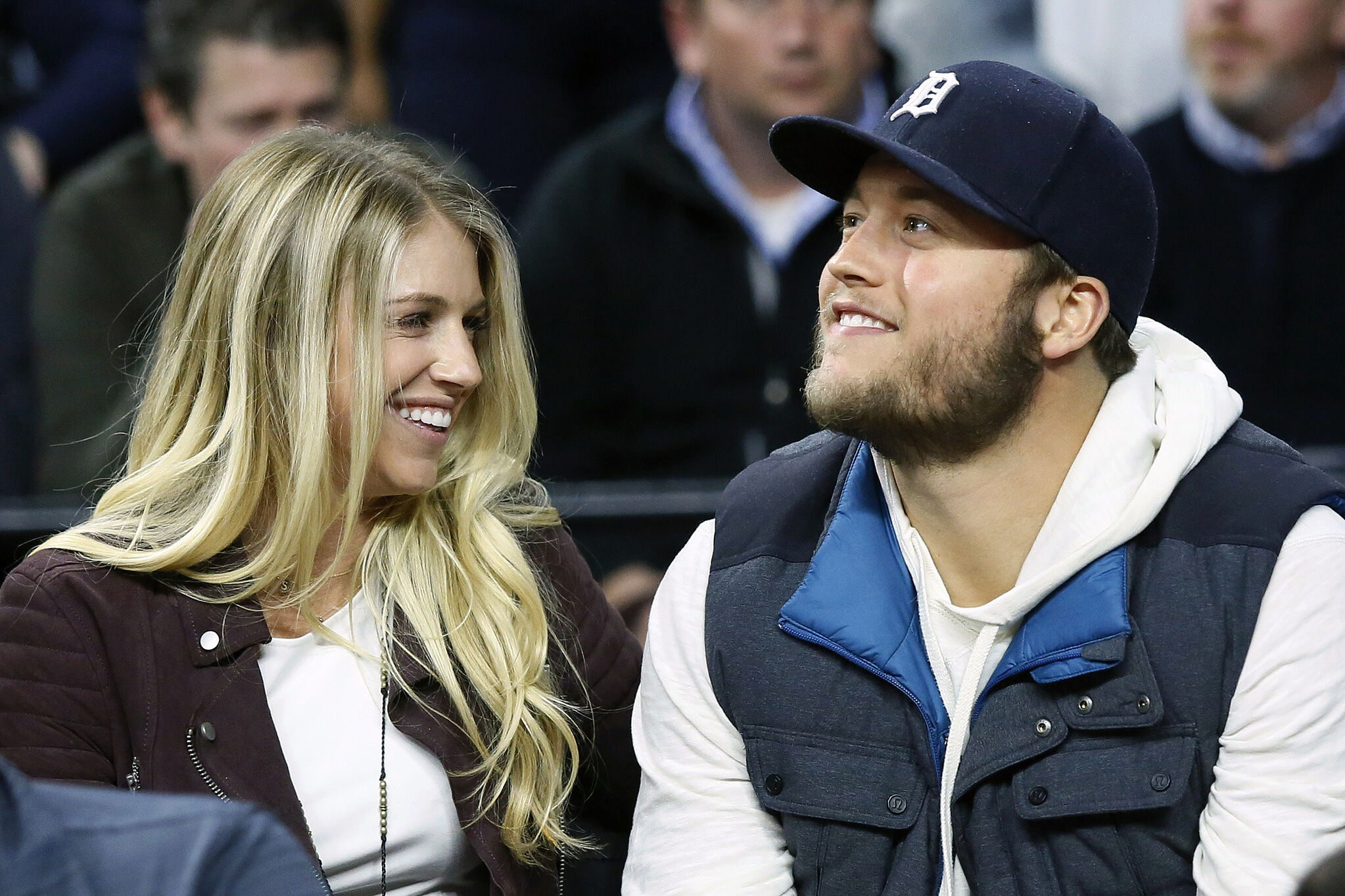 Matthew Stafford and his wife Kelly