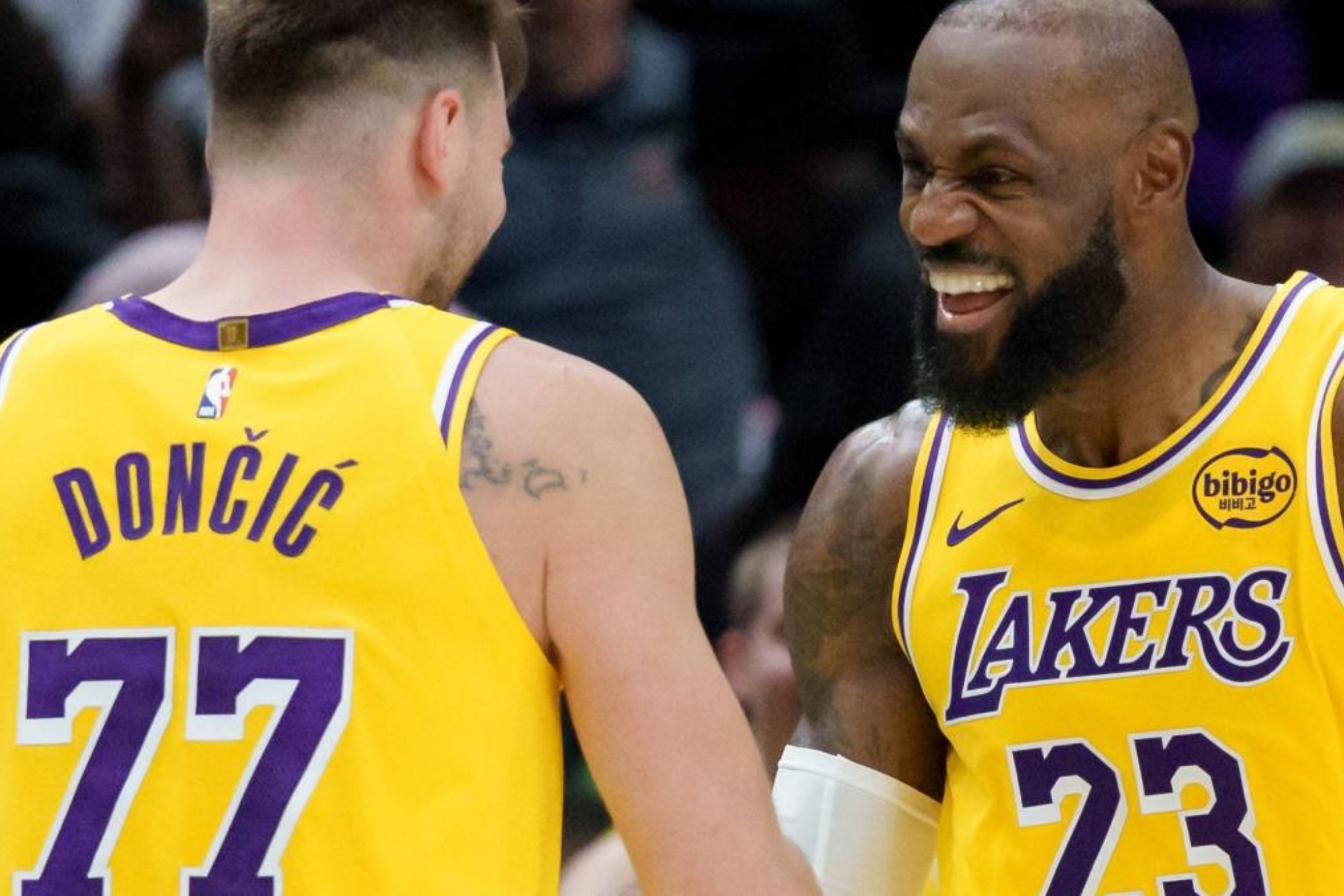 Doncic and LeBron both score 60 and more than half of the Lakers ...