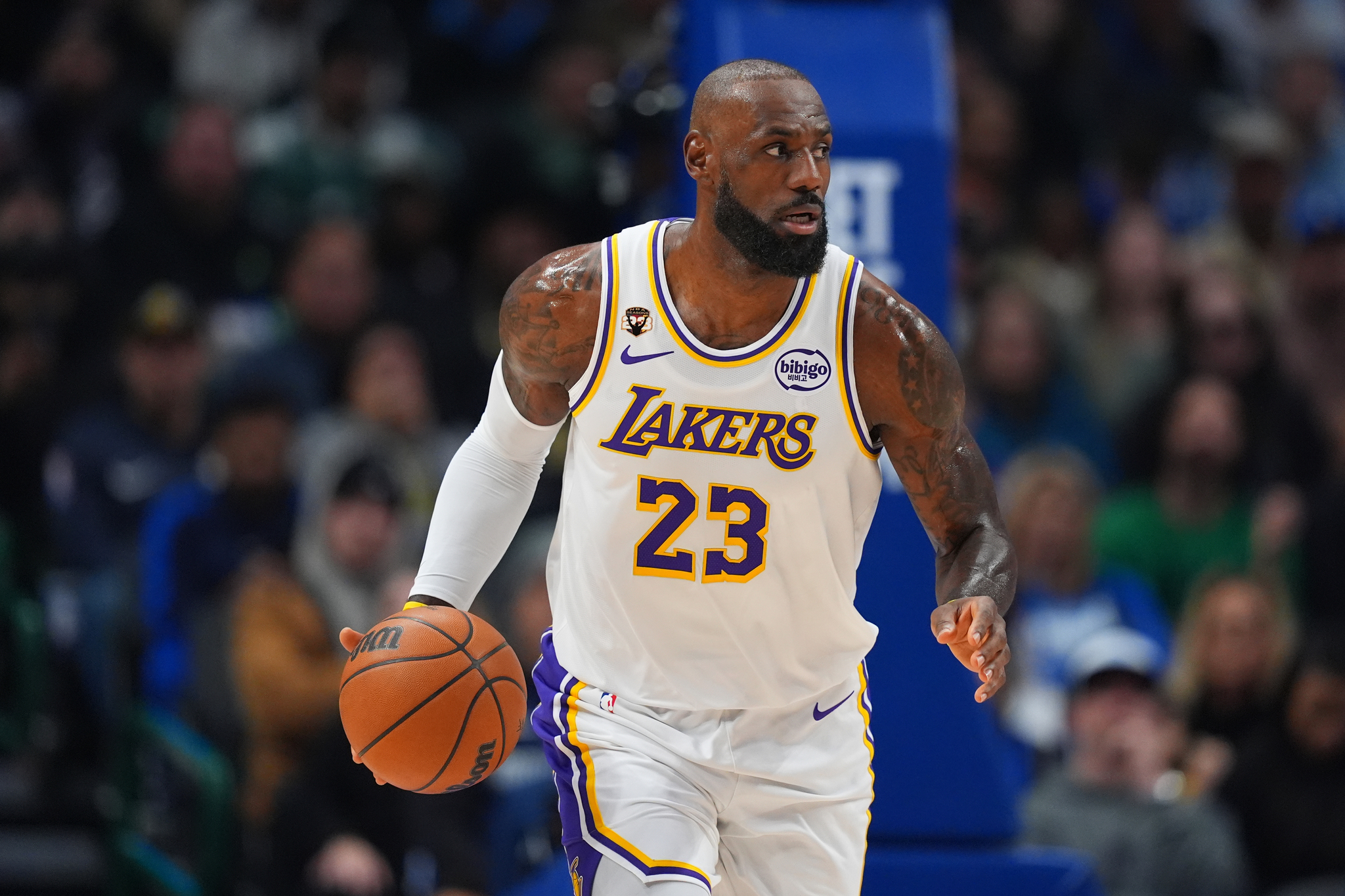 Los Angeles Lakers forward LeBron James is still going strong at 41